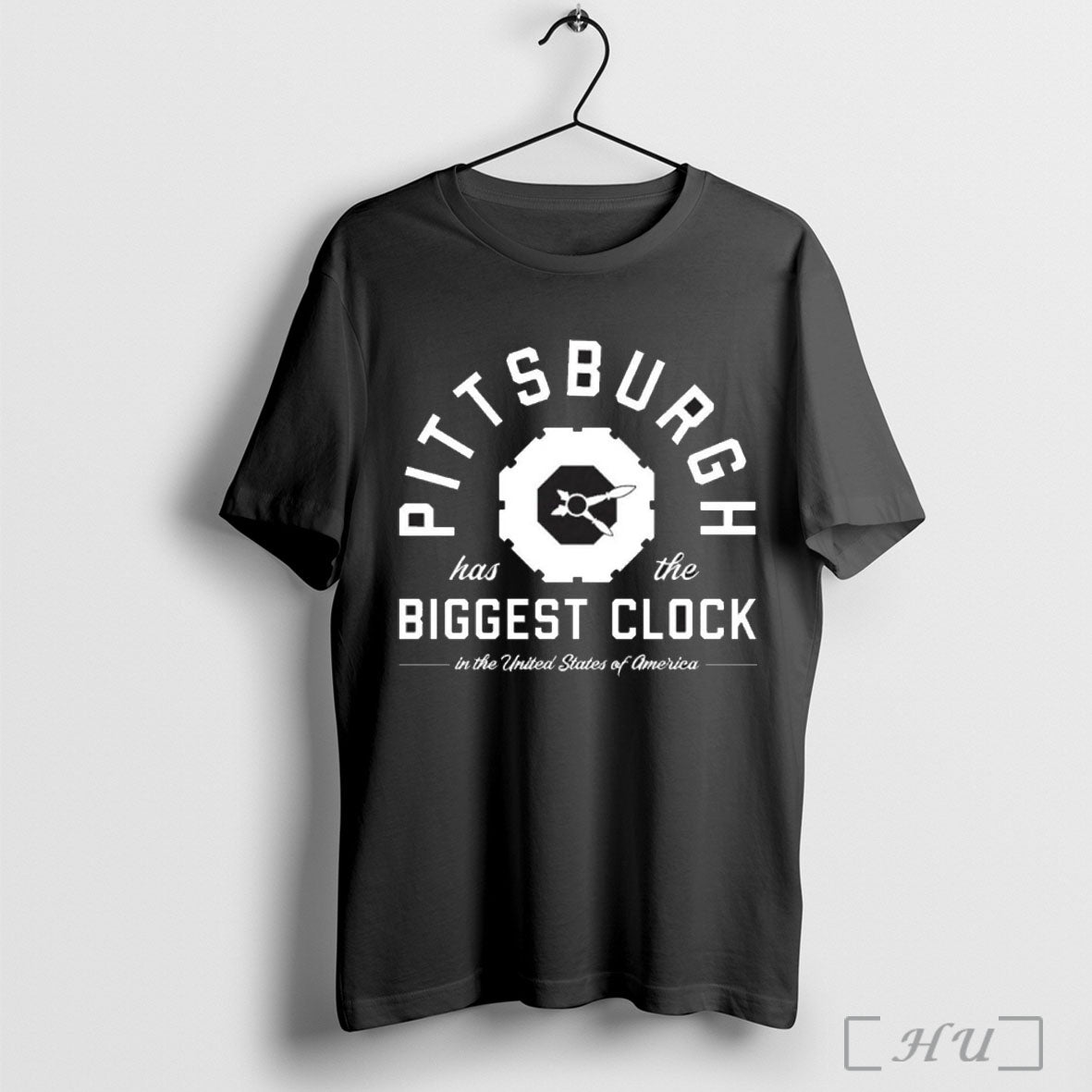Officials Pittsburgh Biggest Clock T Shirt Unisex T-shirt, Sweatshirt, Hoodie, Long Sleeve Tee - T-Shirt, Sweatshirt, Hoodie