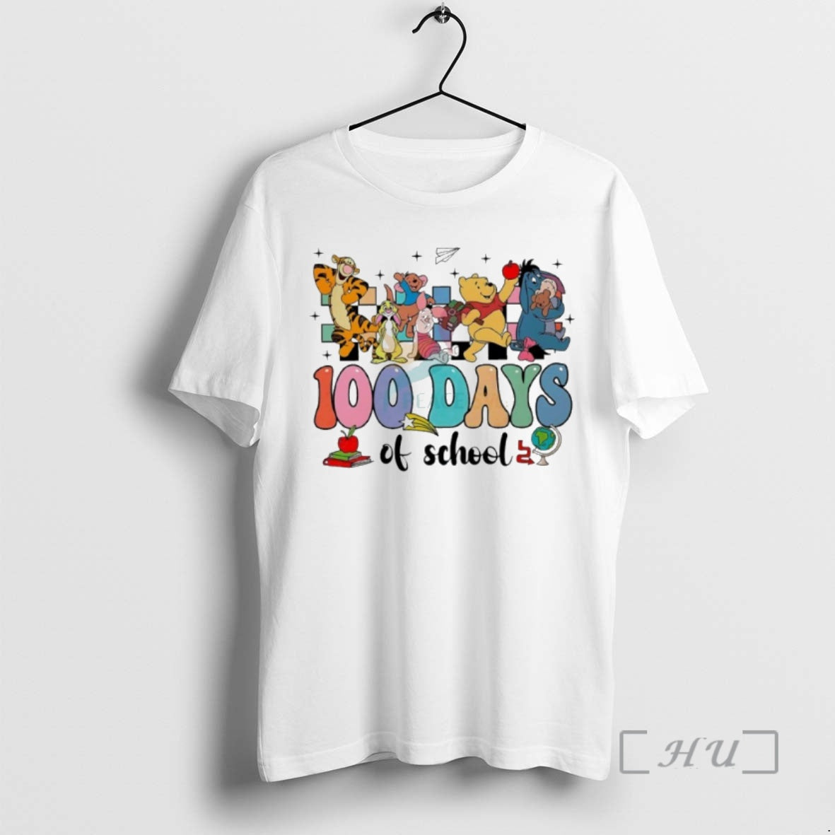 Officials Pooh And Friends 100th Days Of School - T-Shirt, Sweatshirt, Hoodie