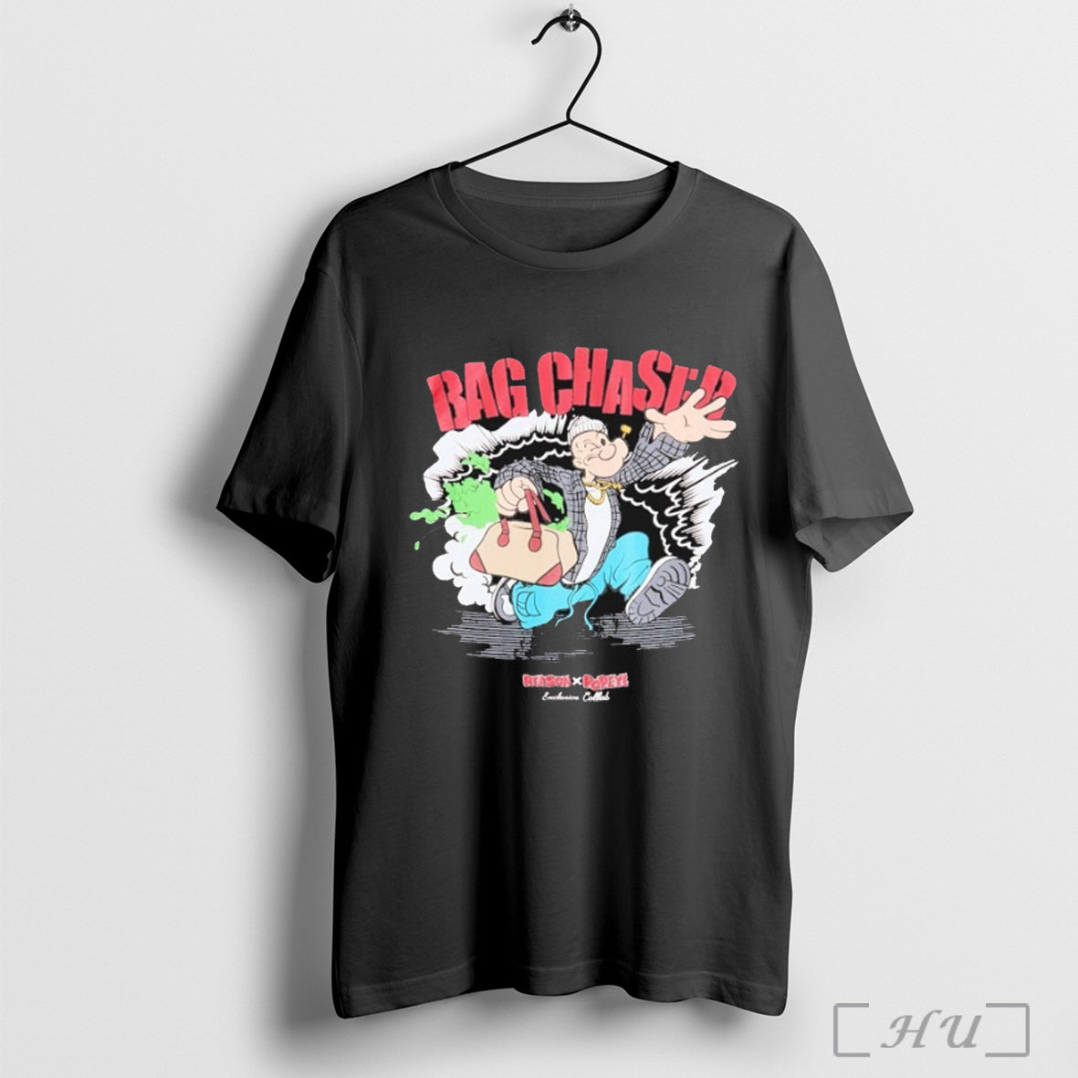 Officials Popeye Bag Chaser T Shirt Unisex T-shirt, Sweatshirt, Hoodie, Long Sleeve Tee - T-Shirt, Sweatshirt, Hoodie