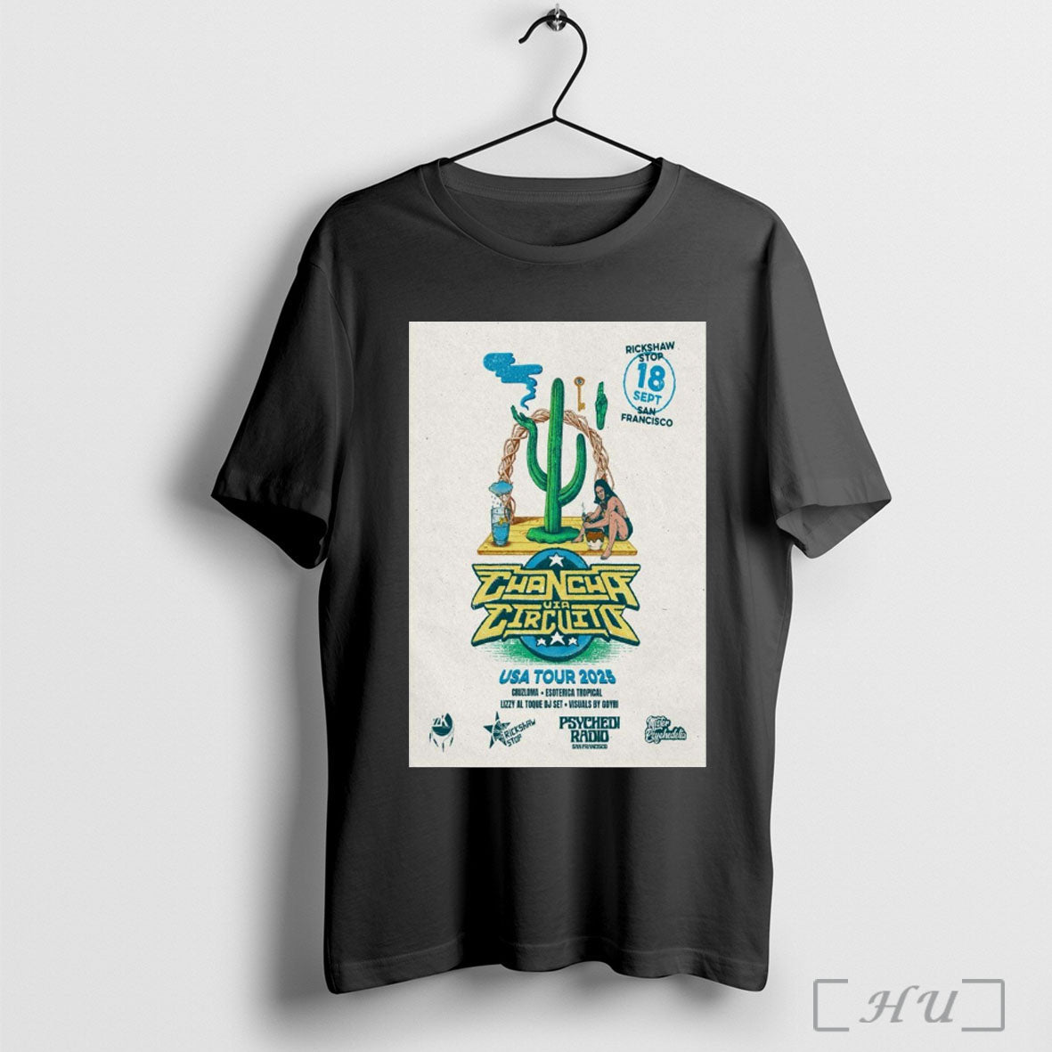 Officials Poster Chancha Via Circuito Usa Tour September 18 2025 San Francisco Ca Unisex T-shirt, Sweatshirt, Hoodie, Long Sleeve Tee - T-Shirt, Sweatshirt, Hoodie