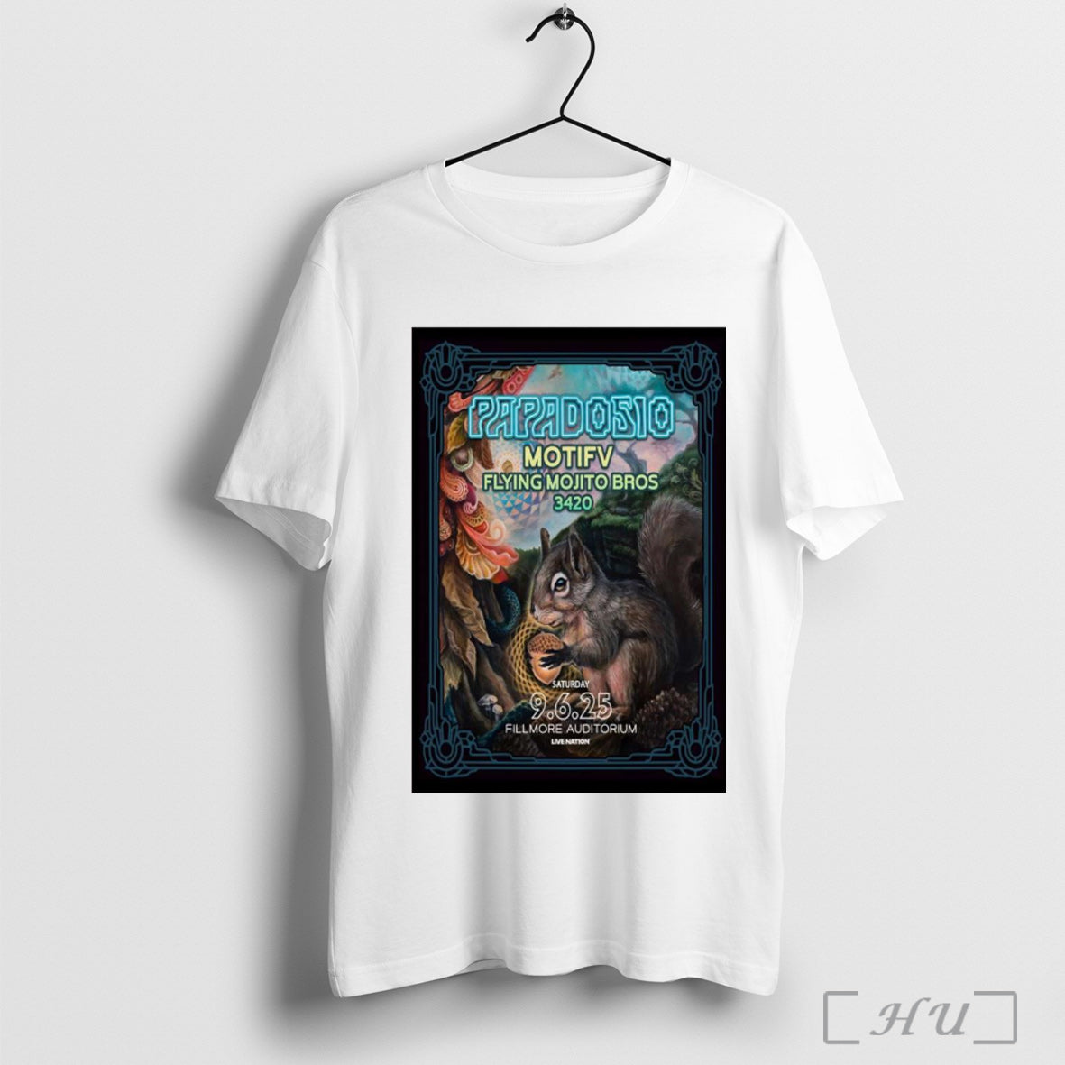 Officials Poster Papadosio The Fillmore Auditorium In Denver Co September 6 2025 T Shirt Unisex T-shirt, Sweatshirt, Hoodie, Long Sleeve Tee - T-Shirt, Sweatshirt, Hoodie