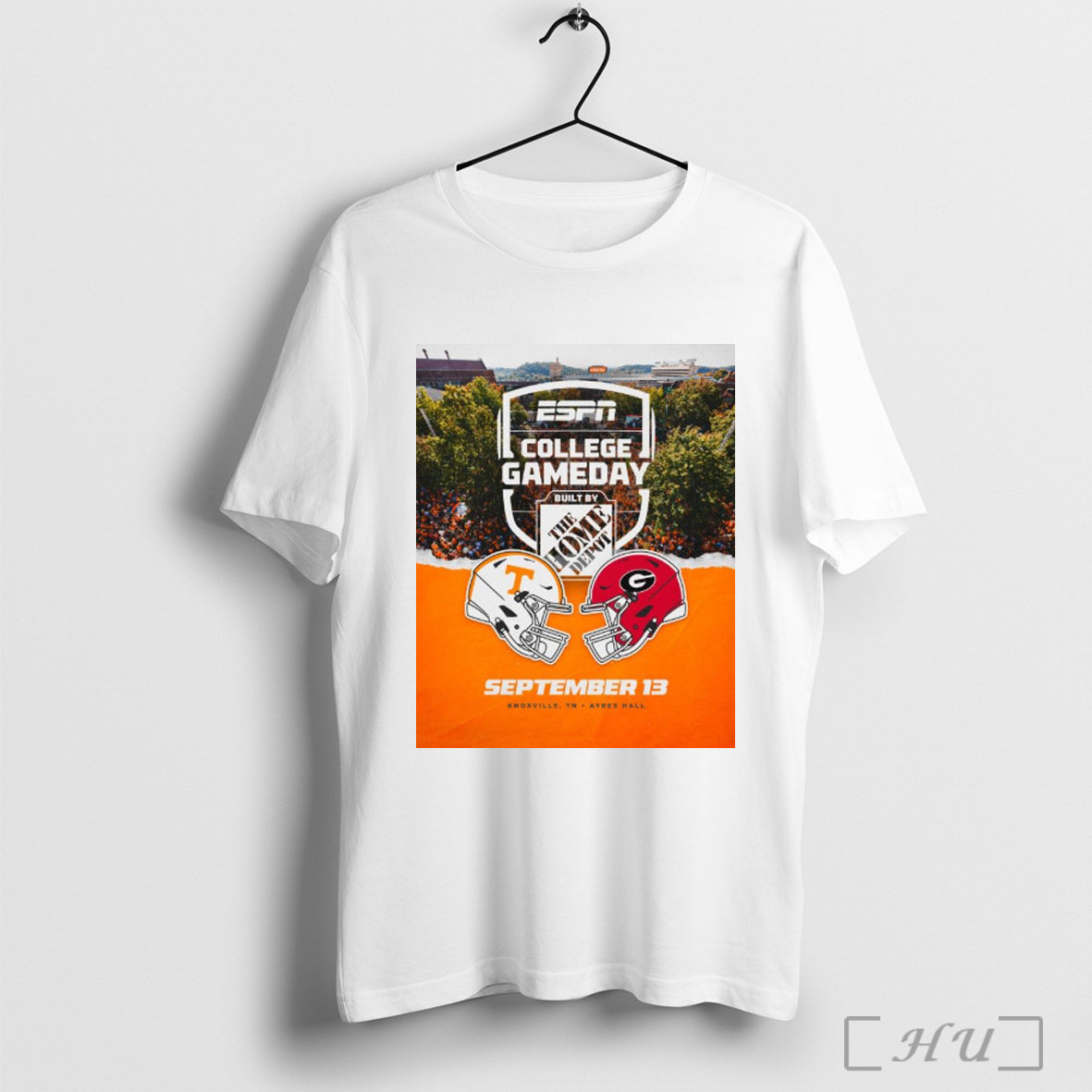 Officials Poster Tennessee Vols Vs Georgia Bulldogs Espns College Gameday September 13 2025 Knoxville Tennessee - T-Shirt, Sweatshirt, Hoodie