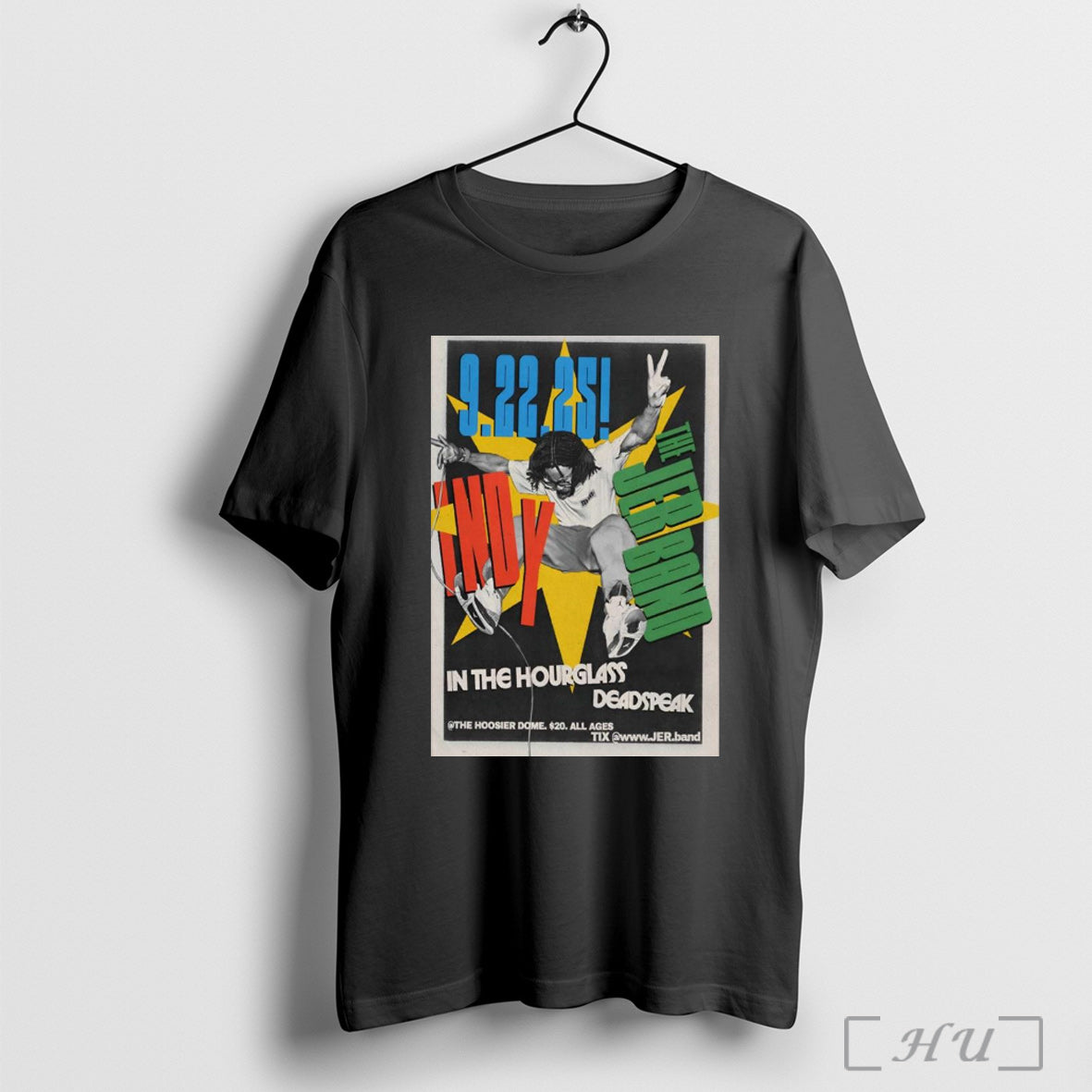 Officials Poster The Jer Band 9 22 2025 In The Hourglass Deadspeak Hoosier Dome In Unisex T-shirt, Sweatshirt, Hoodie, Long Sleeve Tee - T-Shirt, Sweatshirt, Hoodie