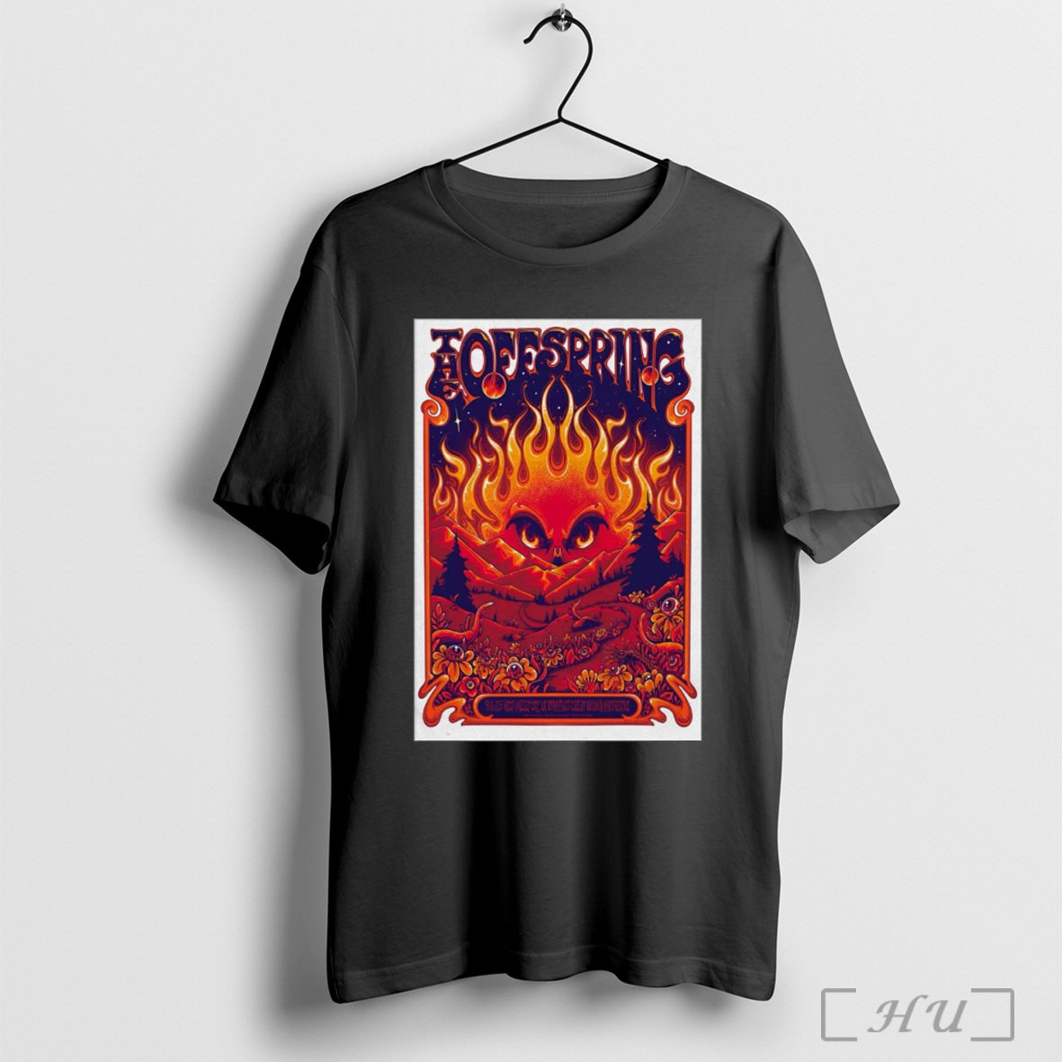Officials Poster The Offspring September 6 2025 Utah First Credit Union Amphitheatre In West Valley - T-Shirt, Sweatshirt, Hoodie