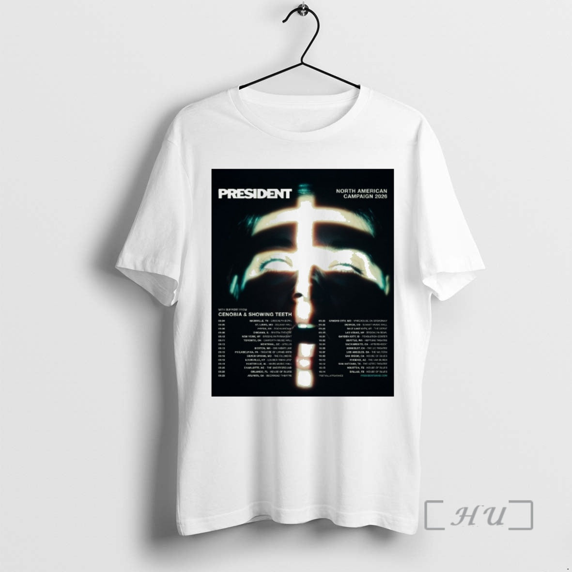 Officials President North American Campaign 2026 With Cenobia And Showing Teeth Premium T Shirts Sweater - T-Shirt, Sweatshirt, Hoodie