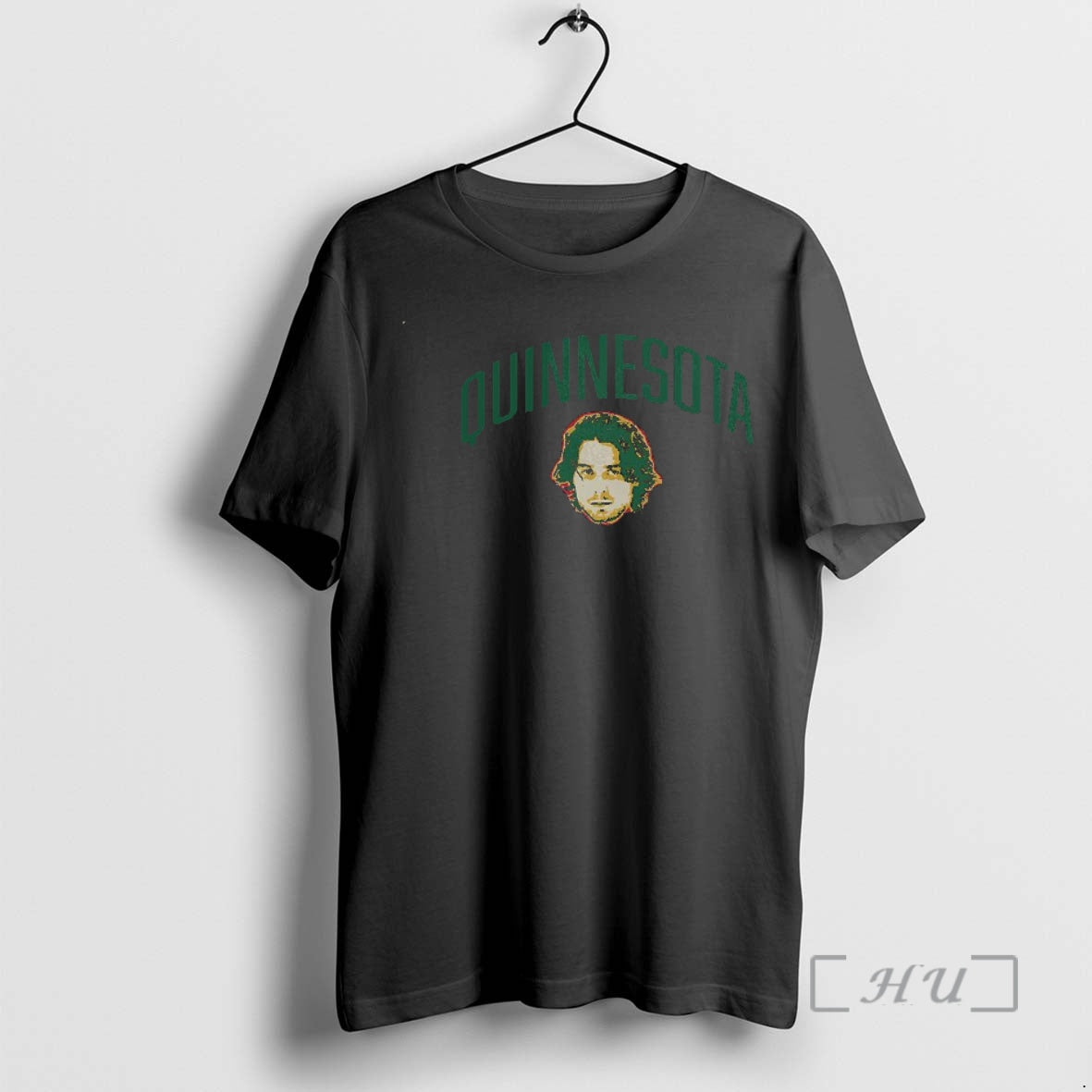 Officials Quinn Hughes Minnesota Wild Nhl Quinnesota Curved Face - T-Shirt, Sweatshirt, Hoodie