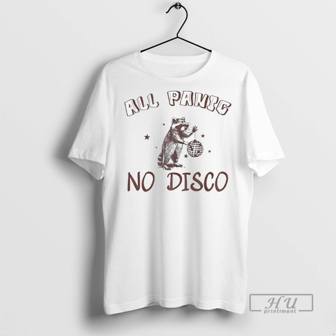 Officials Raccoon All Panic No Disco T Shirts Unisex T-shirt, Sweatshirt, Hoodie, Long Sleeve Tee - T-Shirt, Sweatshirt, Hoodie