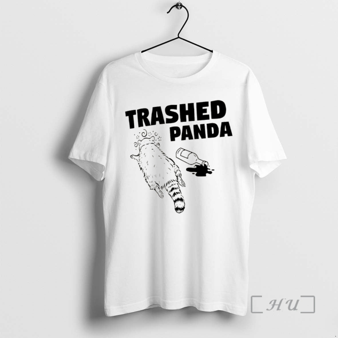 Officials Raccoon Damaged Trashed Panda - T-Shirt, Sweatshirt, Hoodie