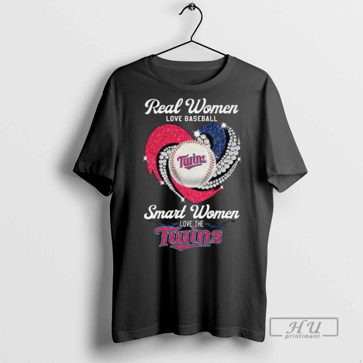 Officials Real Women Love Baseball Smart Women Love The Minnesota Twins Diamond Heart 2025 Long - T-Shirt, Sweatshirt, Hoodie