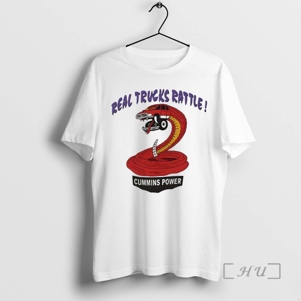 Officials Real Trucks Rattle Cummins Power Rattlesnake Truck - T-Shirt, Sweatshirt, Hoodie
