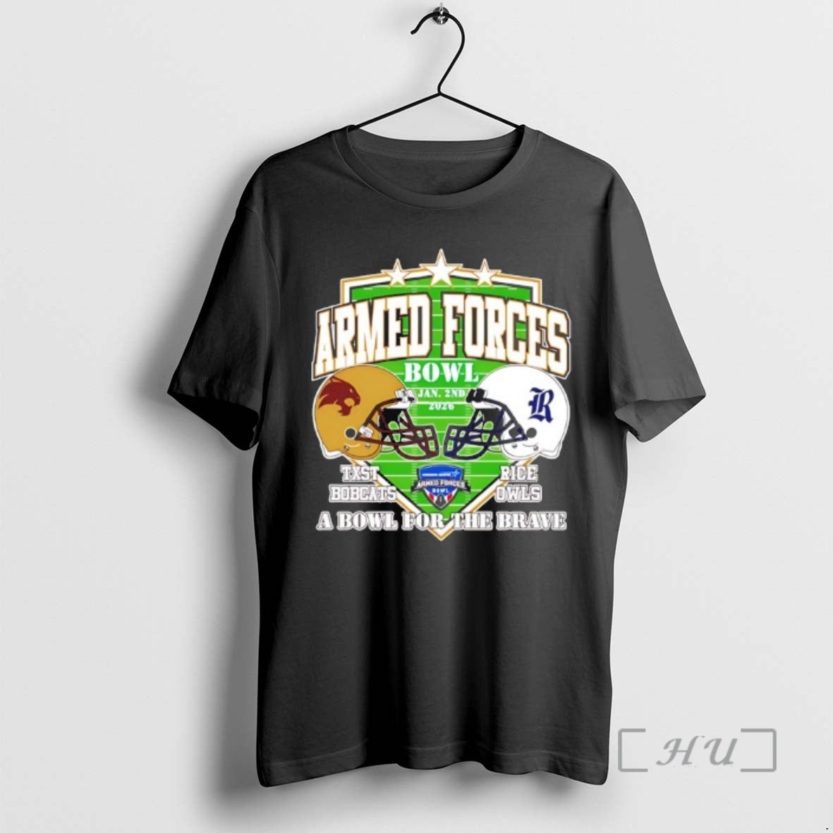 Officials Rice Owls Vs Texas State Bobcats Armed Forces Texas State Bowl Premium T Shirts - T-Shirt, Sweatshirt, Hoodie