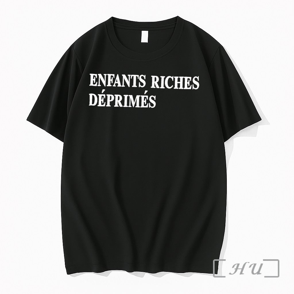 Officials Rich Depressed Children Black Premium - Adult & Kids T-Shirts, Sweatshirts & Hoodies apparel design preview 1