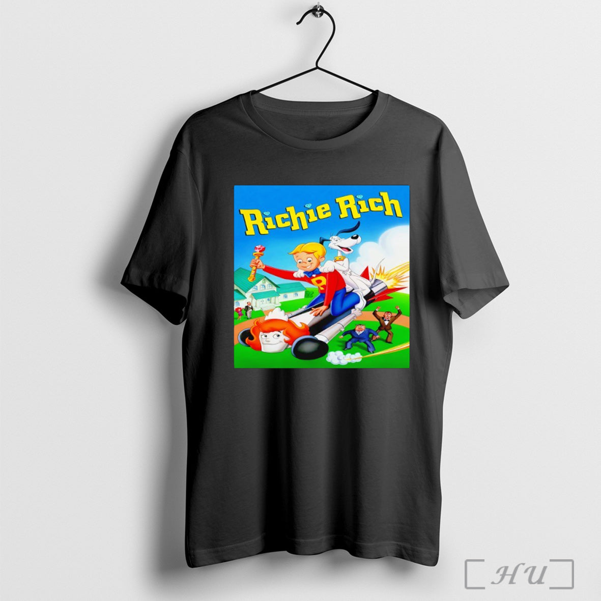 Officials Richie Rich 1984 Cartoon T Shirt Unisex T-shirt, Sweatshirt, Hoodie, Long Sleeve Tee - T-Shirt, Sweatshirt, Hoodie