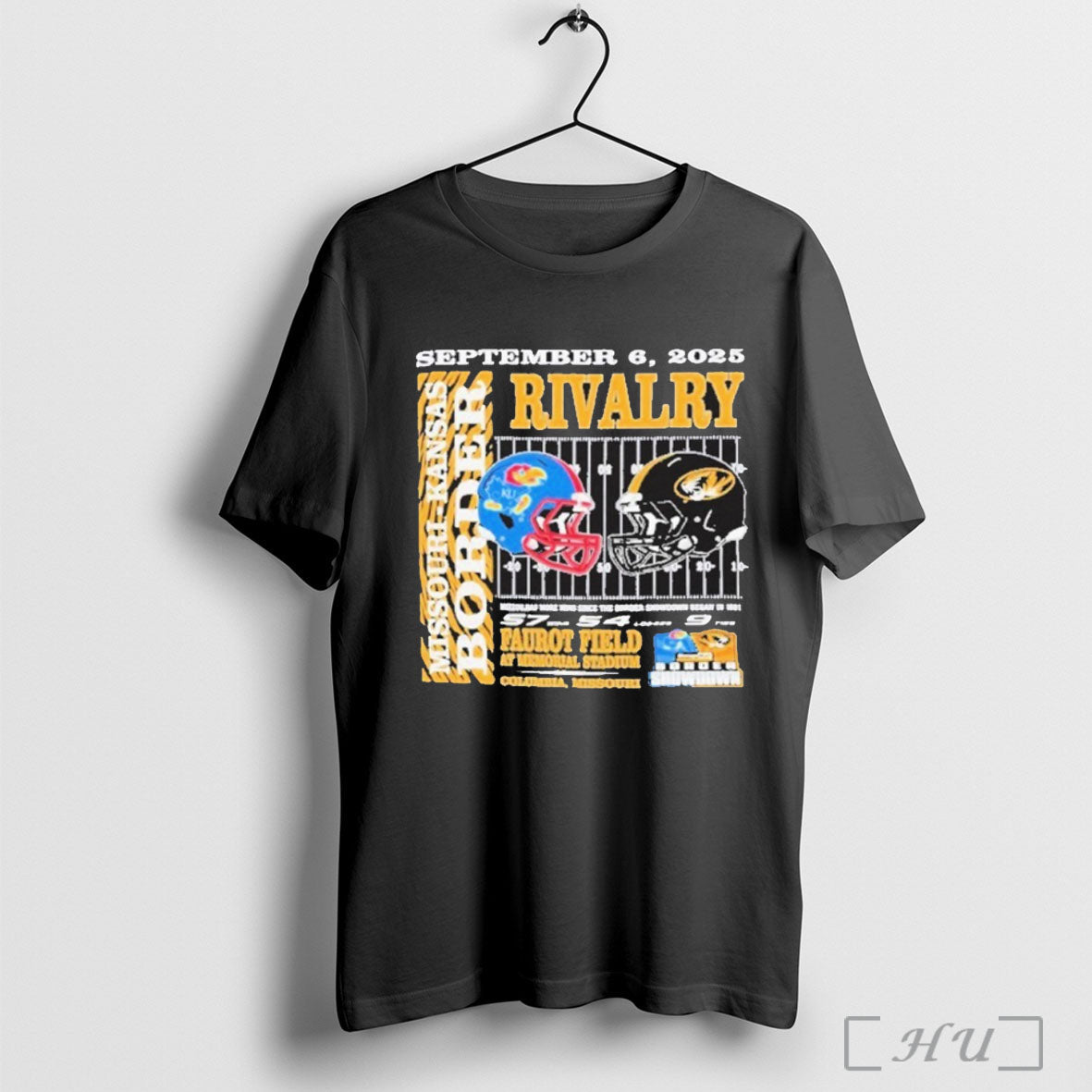Officials Rivalry Missouri Tigers Vs Kansas Jayhawks September 6 2025 T Shirt Unisex T-shirt, Sweatshirt, Hoodie, Long Sleeve Tee - T-Shirt, Sweatshirt, Hoodie