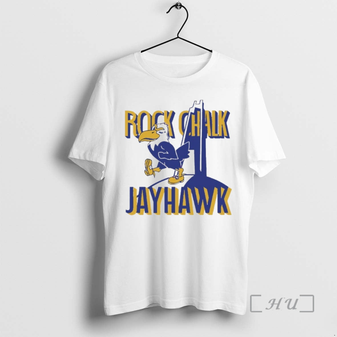 Officials Rock Chalk Jayhawk Campanile - T-Shirt, Sweatshirt, Hoodie