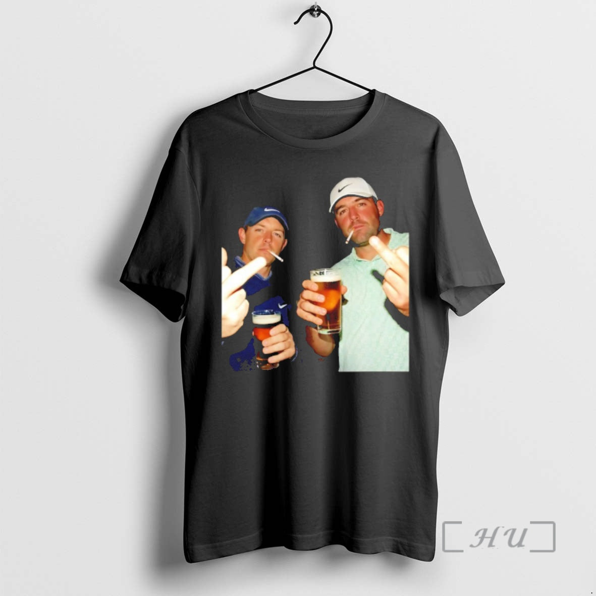 Officials Rory Mcilroy And Scottie Scheffler Golf Top Two Middle Finger Premium T Shirts Sweater - T-Shirt, Sweatshirt, Hoodie