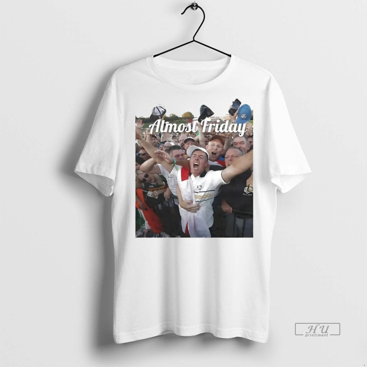 Officials Rory Mcilroy Celebration 2025 Ryder Cup Shirt Sweater Unisex T-shirt, Sweatshirt, Hoodie, Long Sleeve Tee - T-Shirt, Sweatshirt, Hoodie