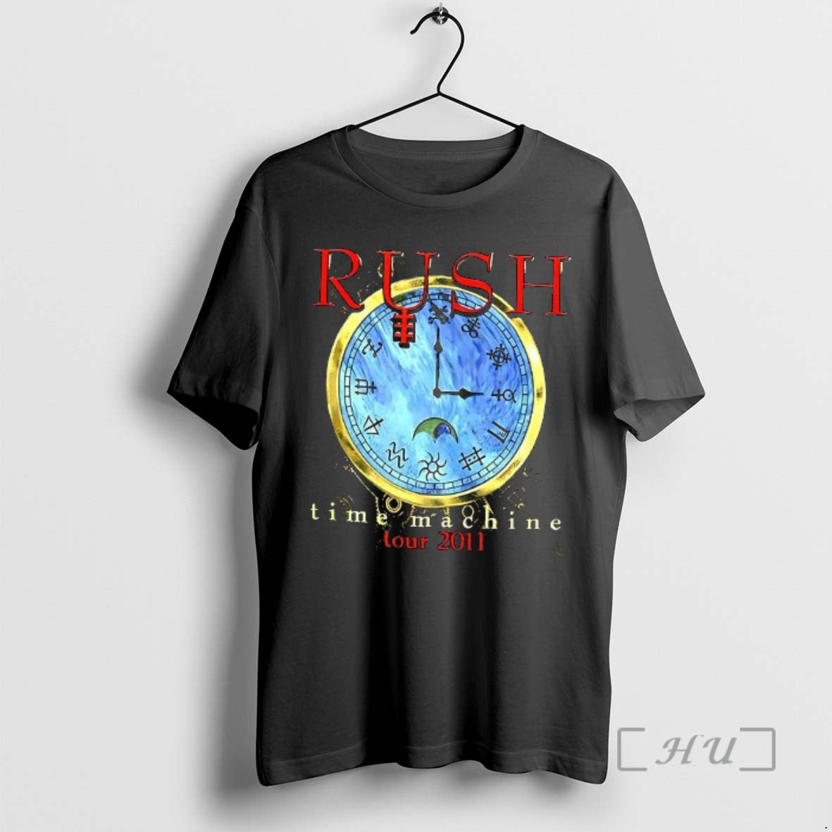 Officials Rush Time Machine Tour 2011 Clock - T-Shirt, Sweatshirt, Hoodie