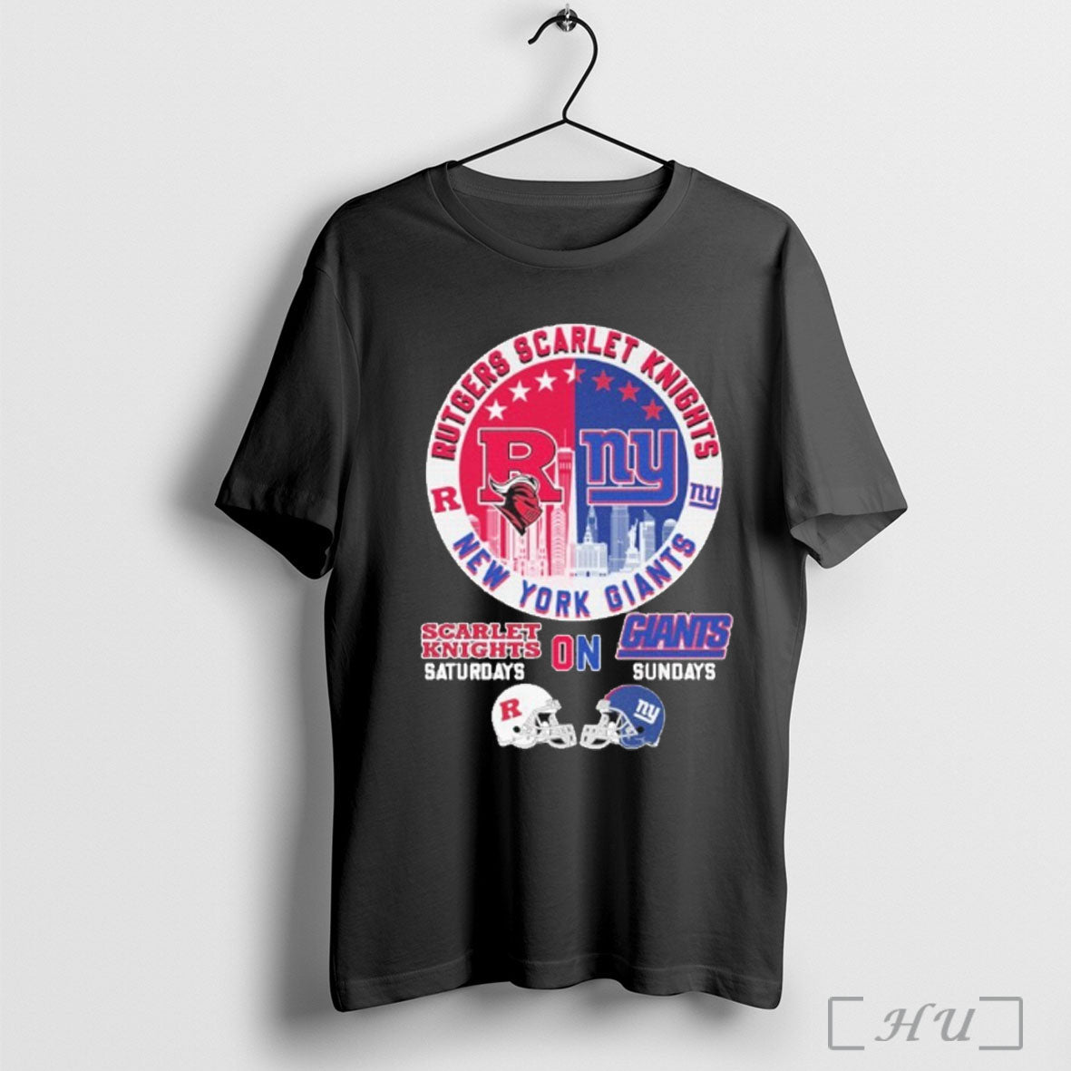 Officials Rutgers Scarlet Knights On Saturdays And New York Giants On Sundays T Shirt Unisex T-shirt, Sweatshirt, Hoodie, Long Sleeve Tee - T-Shirt, Sweatshirt, Hoodie