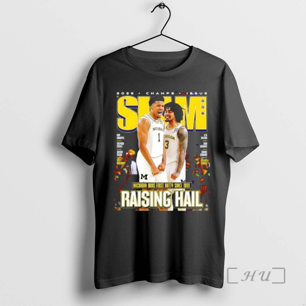 Officials Slam 261 Michigan Wolverines 26 Mens National Champions Raising Hail Premium T Shirts Sweater - T-Shirt, Sweatshirt, Hoodie