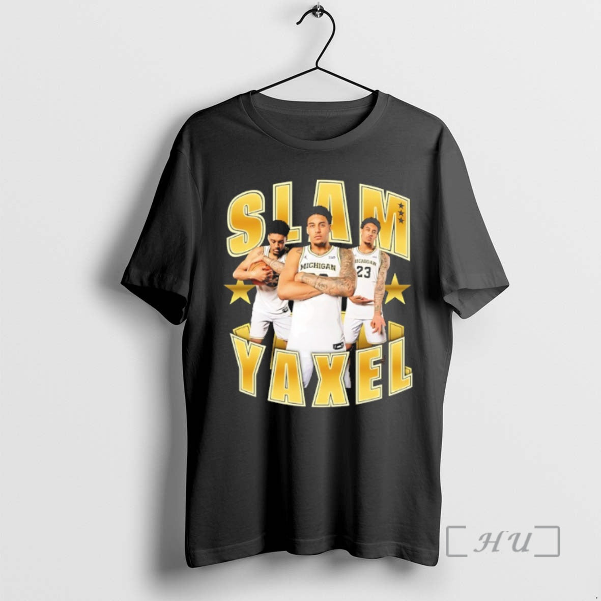 Officials Slam Yaxel Lendeborg Michigan Wolverines Collage Graphic Unisex T-shirt, Sweatshirt, Hoodie, Long Sleeve Tee - T-Shirt, Sweatshirt, Hoodie