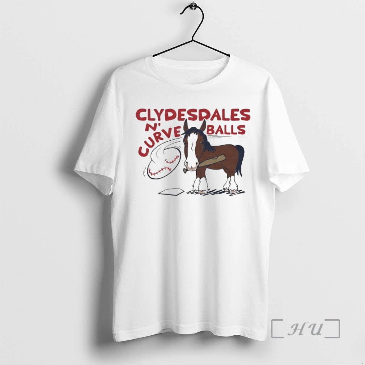 Officials Stl Clydesdales And Curveballs Horse Unisex T-shirt, Sweatshirt, Hoodie, Long Sleeve Tee - T-Shirt, Sweatshirt, Hoodie