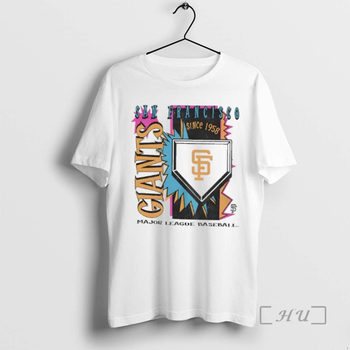 Officials San Francisco Giants 1958 Mlb Cooperstown Neon Field Shock Unisex T-shirt, Sweatshirt, Hoodie, Long Sleeve Tee - T-Shirt, Sweatshirt, Hoodie