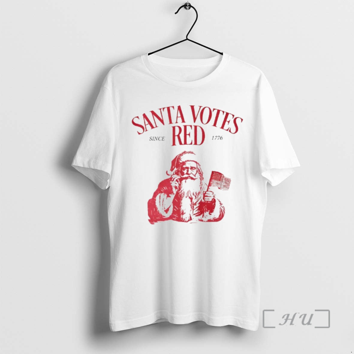 Officials Santa Votes Red Since 1776 Christmas - T-Shirt, Sweatshirt, Hoodie