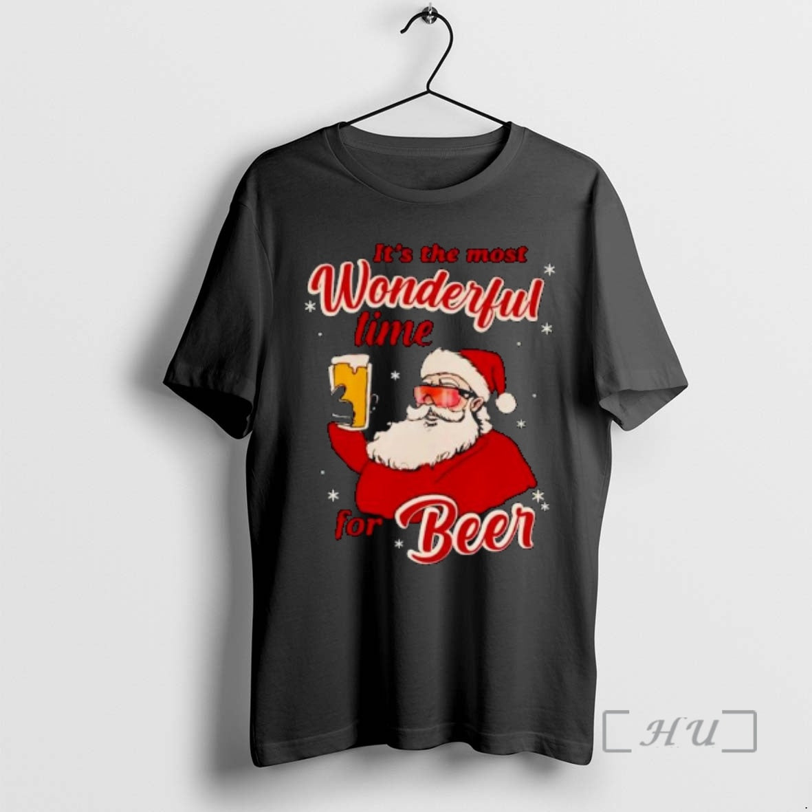 Officials Santa Clause Its The Most Wonderful Time For Beer Ornaments Premium T Shirts Sweater - T-Shirt, Sweatshirt, Hoodie