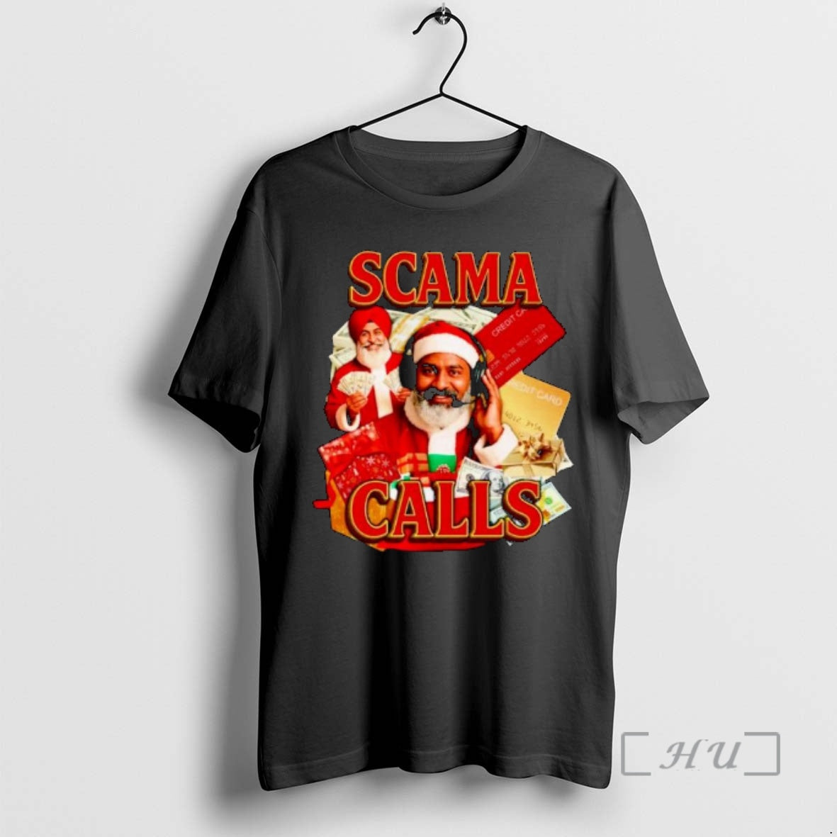 Officials Santa Scama Calls Funny Christmas Ornaments - T-Shirt, Sweatshirt, Hoodie