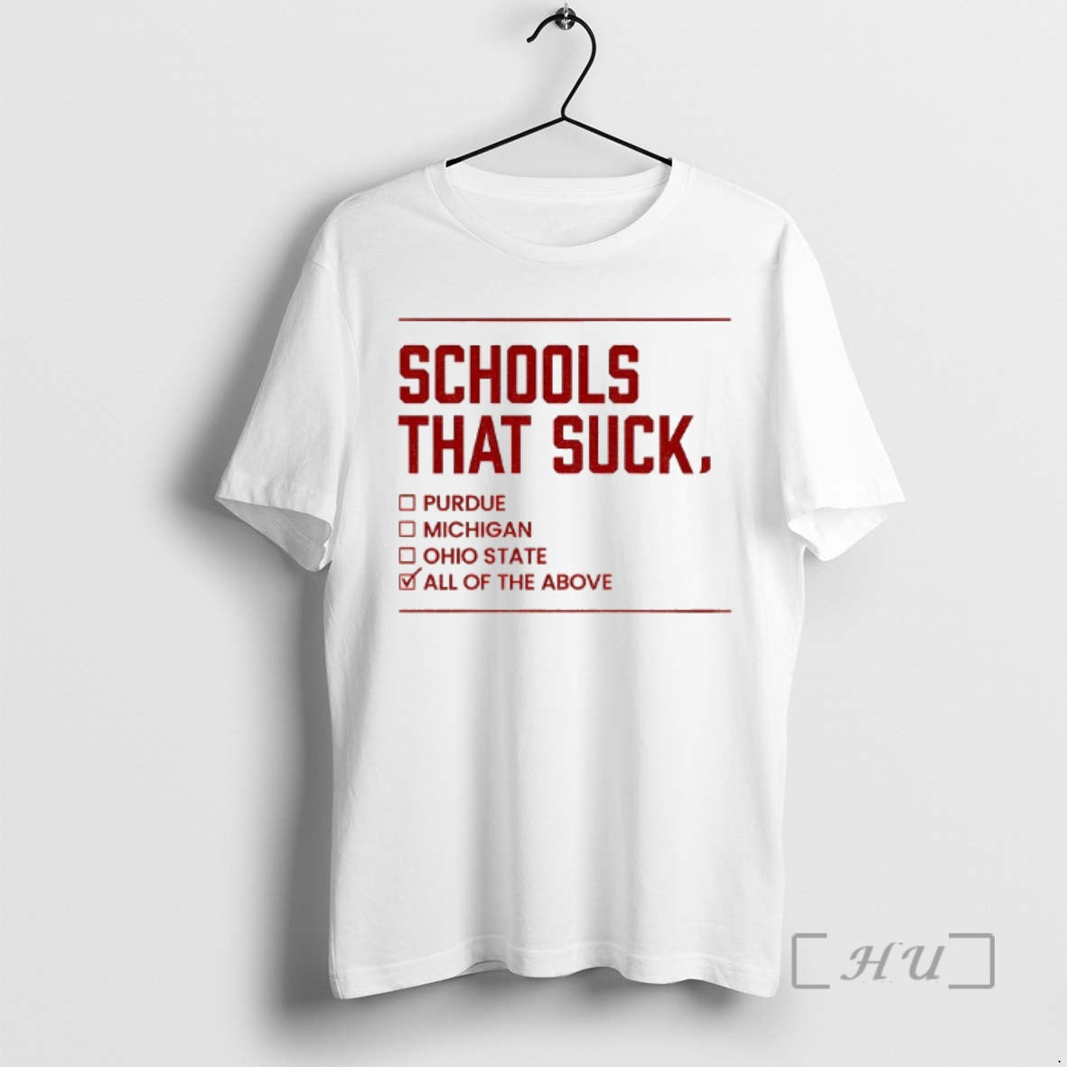 Officials Schools That Suck Checkbox Indiana Hoosier Football Big10 Champions - T-Shirt, Sweatshirt, Hoodie