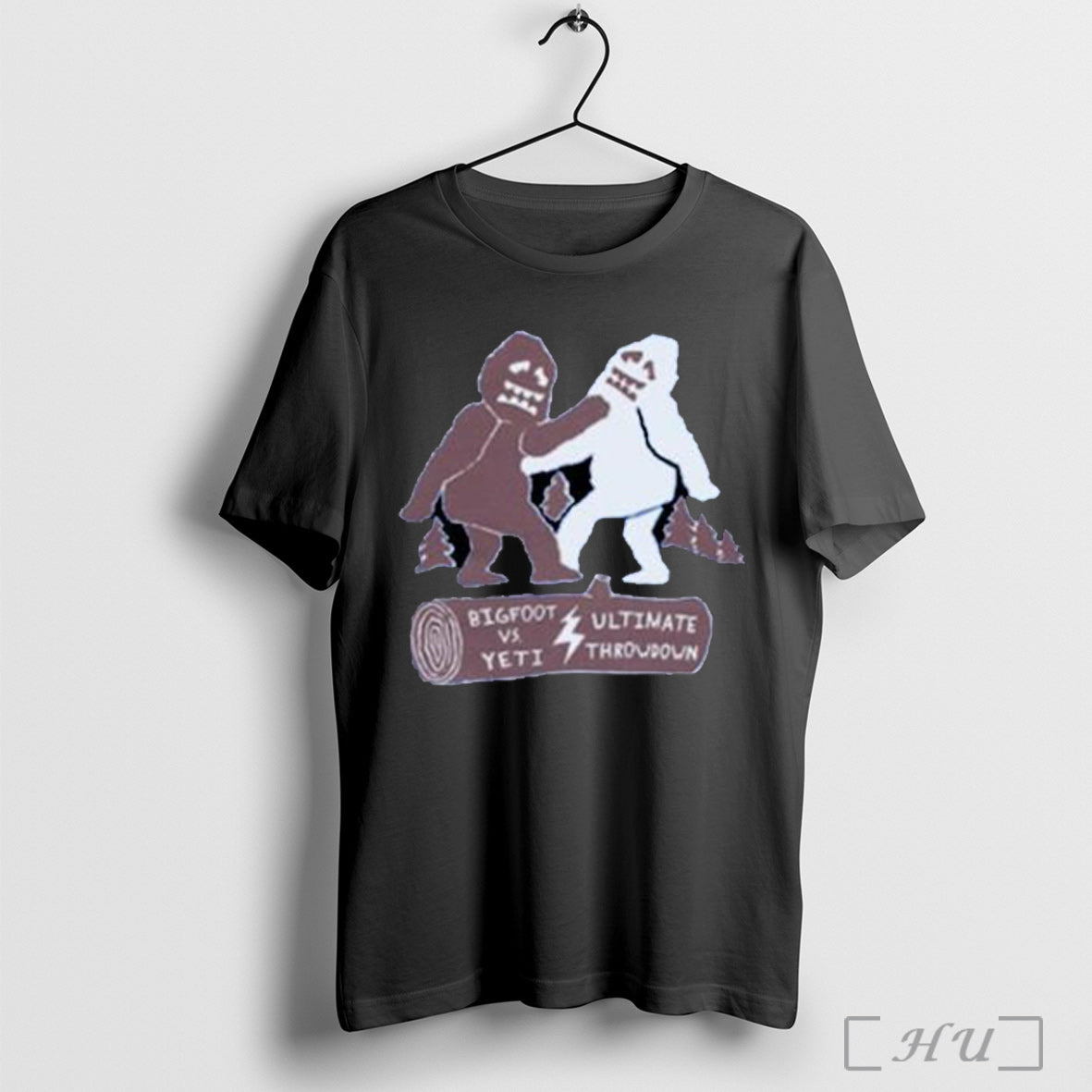 Officials Scream Noah Foster Bigfoot Vs Yeti Ultimate Throwdown 2025 T Shirt Unisex T-shirt, Sweatshirt, Hoodie, Long Sleeve Tee - T-Shirt, Sweatshirt, Hoodie