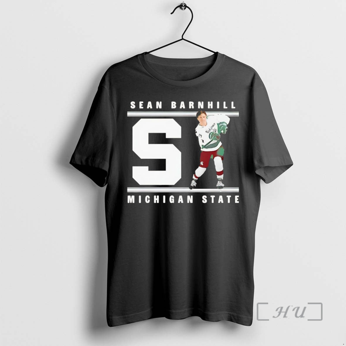 Officials Sean Barnhill Portrait Michigan State Spartans - T-Shirt, Sweatshirt, Hoodie