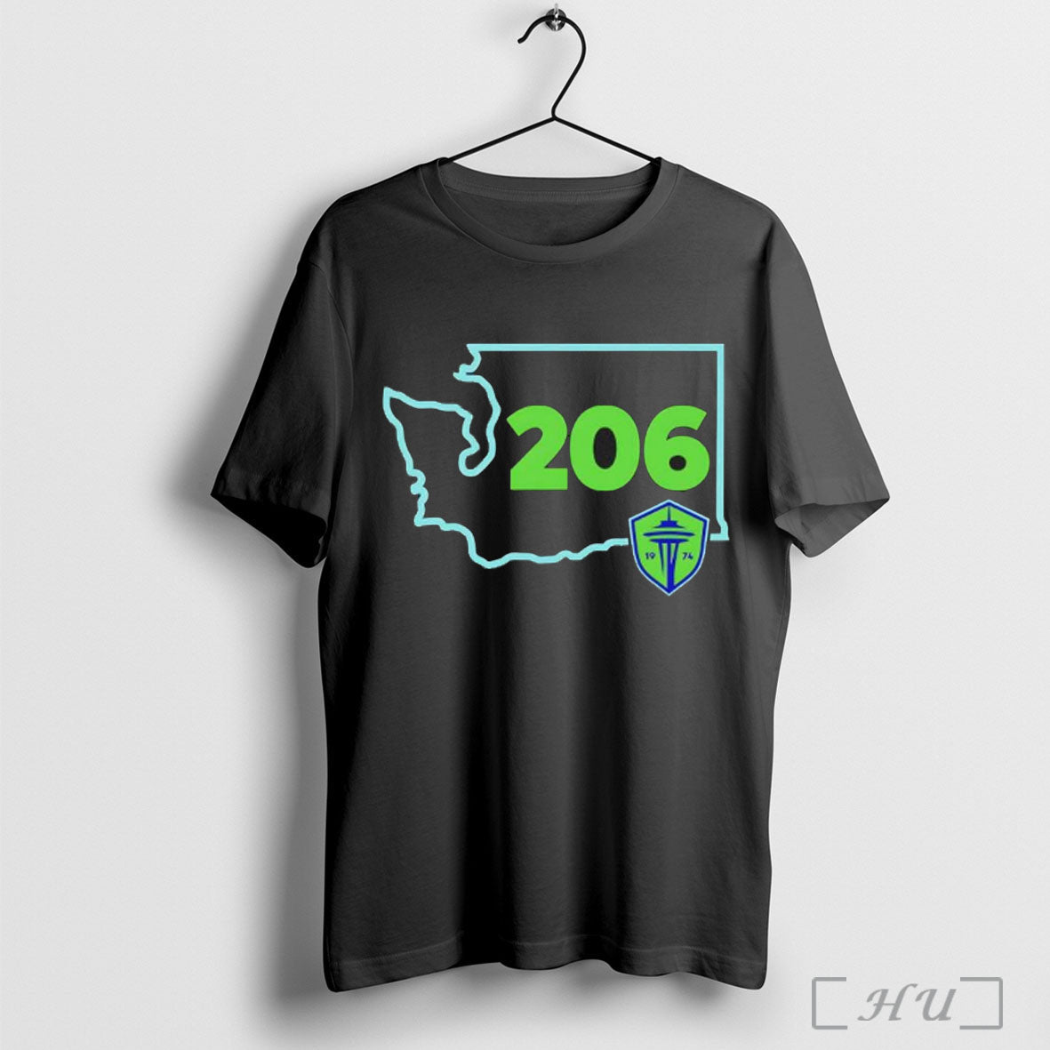 Officials Seattle Sounders 206 Fc Area Code State T Shirt Black T Shirt Unisex T-shirt, Sweatshirt, Hoodie, Long Sleeve Tee - T-Shirt, Sweatshirt, Hoodie