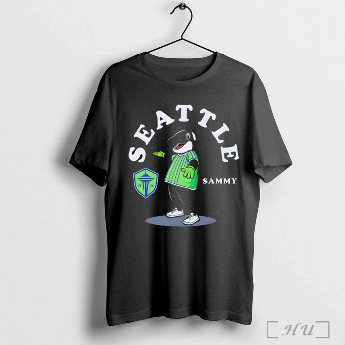 Officials Seattle Sounders Fc Mascot T Shirt Black T Shirt Unisex T-shirt, Sweatshirt, Hoodie, Long Sleeve Tee - T-Shirt, Sweatshirt, Hoodie