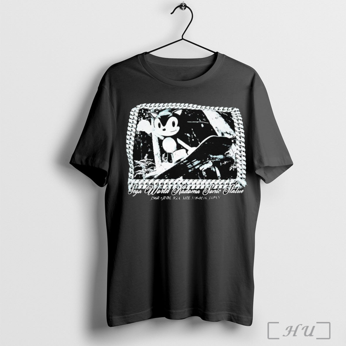 Officials Sega World Kadoma Sonic Statue T Shirt Unisex T-shirt, Sweatshirt, Hoodie, Long Sleeve Tee - T-Shirt, Sweatshirt, Hoodie