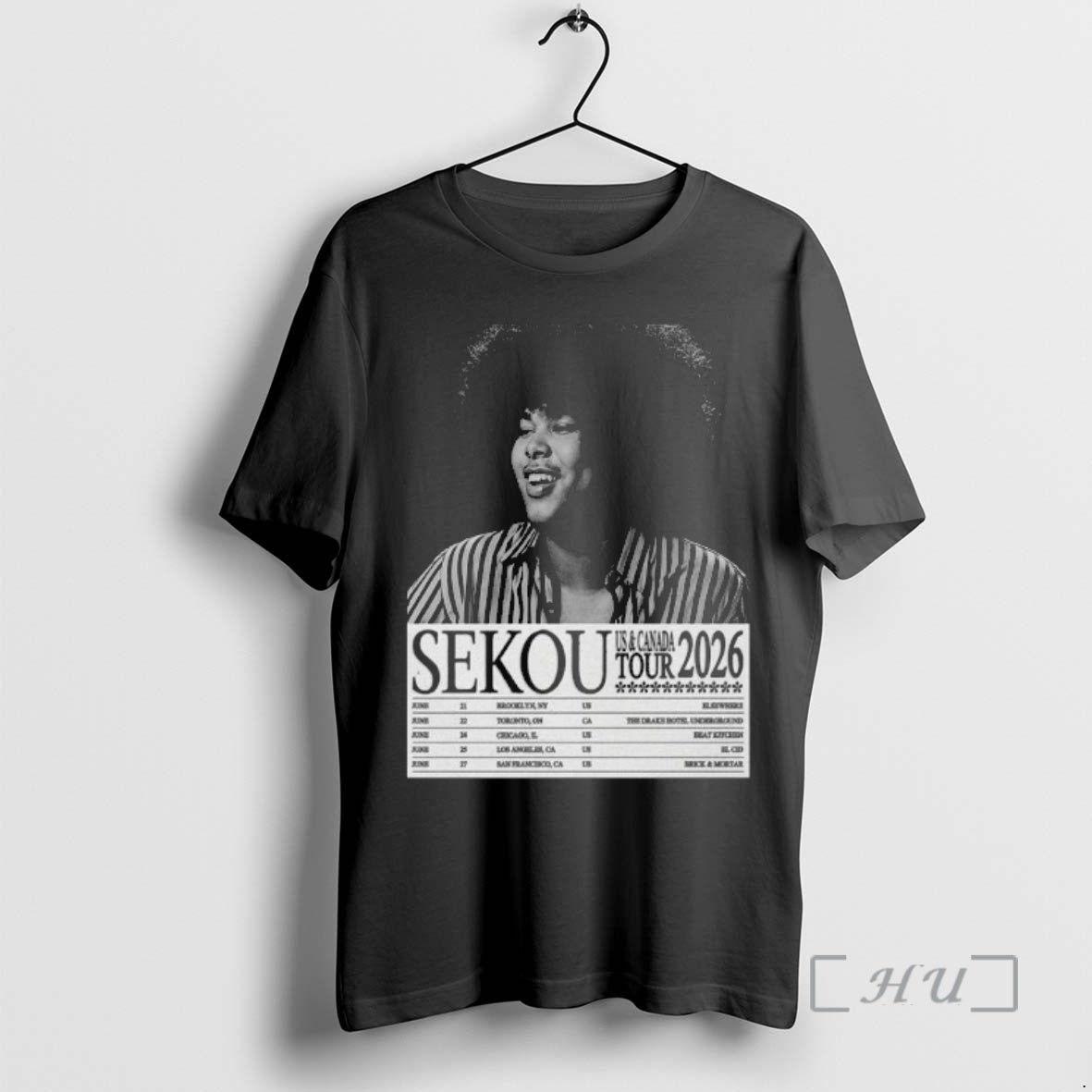 Officials Sekou Us Canada Tour 2026 Unisex T-shirt, Sweatshirt, Hoodie, Long Sleeve Tee - T-Shirt, Sweatshirt, Hoodie