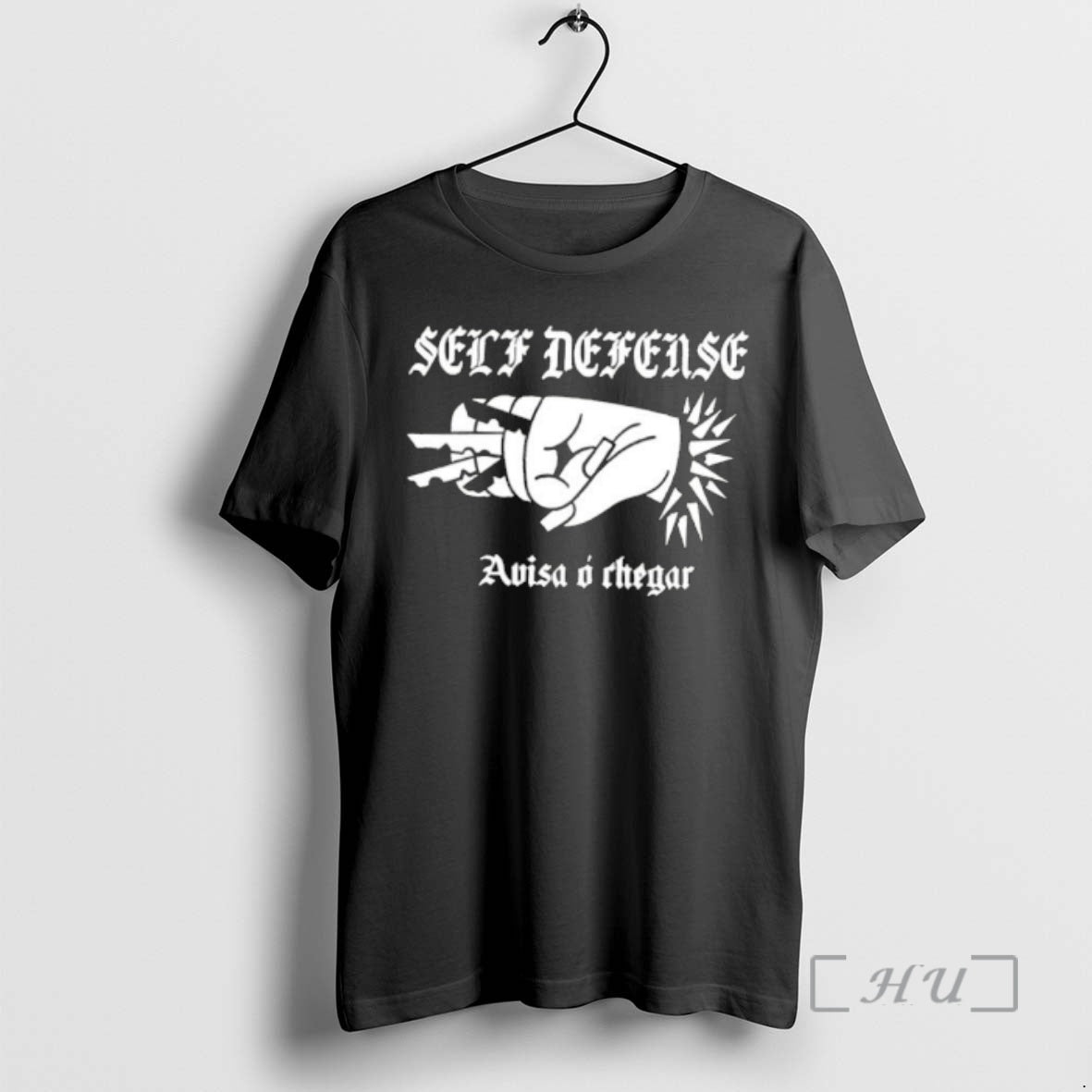 Officials Self Defense Fist With Blades Avisa O Chegar Punk - T-Shirt, Sweatshirt, Hoodie