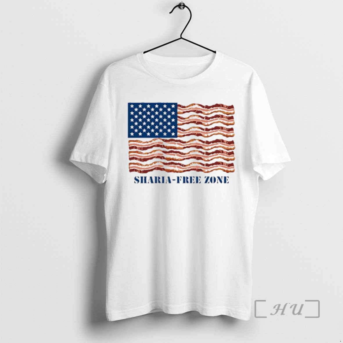 Officials Sharia Free Zone Usa Flag - T-Shirt, Sweatshirt, Hoodie