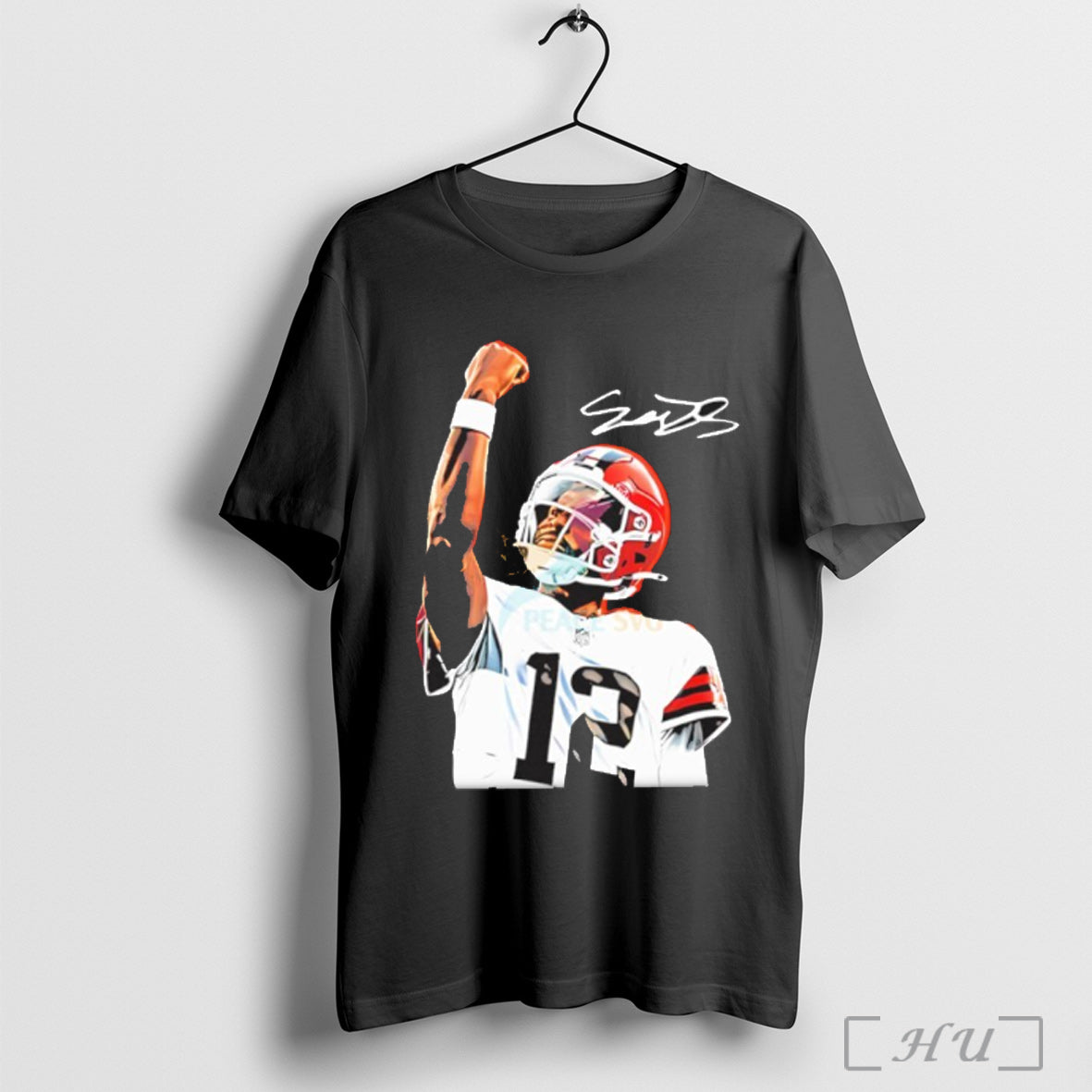 Officials Shedeur Sanders Cleveland Browns Football Jersey Player Ar Shirt T Shirt football jersey product view 1