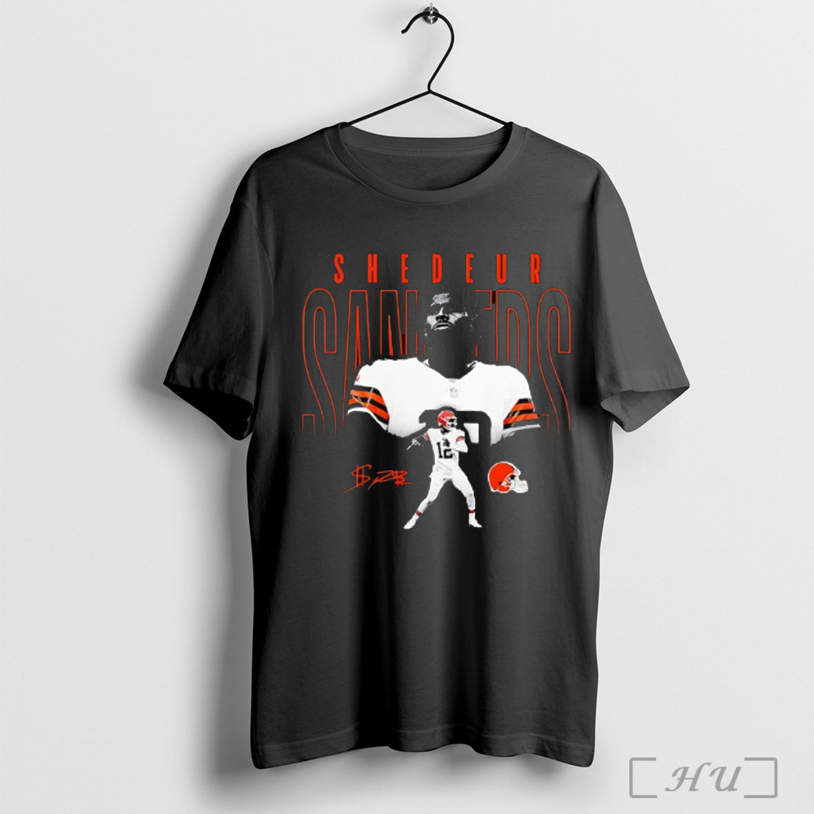 Officials Shedeur Sanders Cleveland Browns Humble Shadow Player Graphic T Shirt Unisex T-shirt, Sweatshirt, Hoodie, Long Sleeve Tee - T-Shirt, Sweatshirt, Hoodie