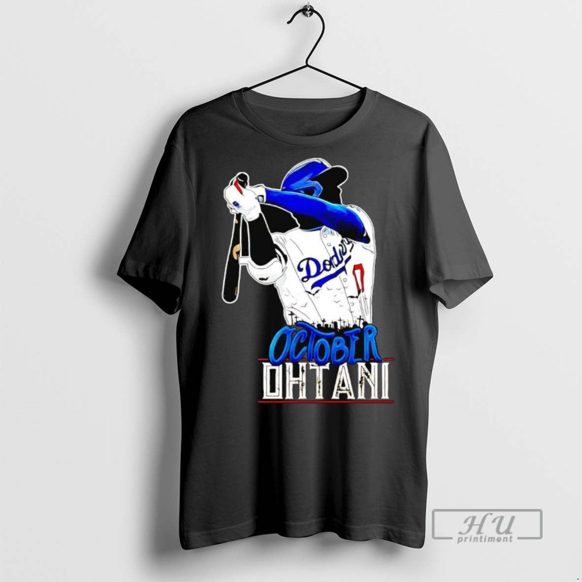 Officials Shohei Ohtani Batting Dodgers October Ohtani T Shirts Unisex T-shirt, Sweatshirt, Hoodie, Long Sleeve Tee - T-Shirt, Sweatshirt, Hoodie