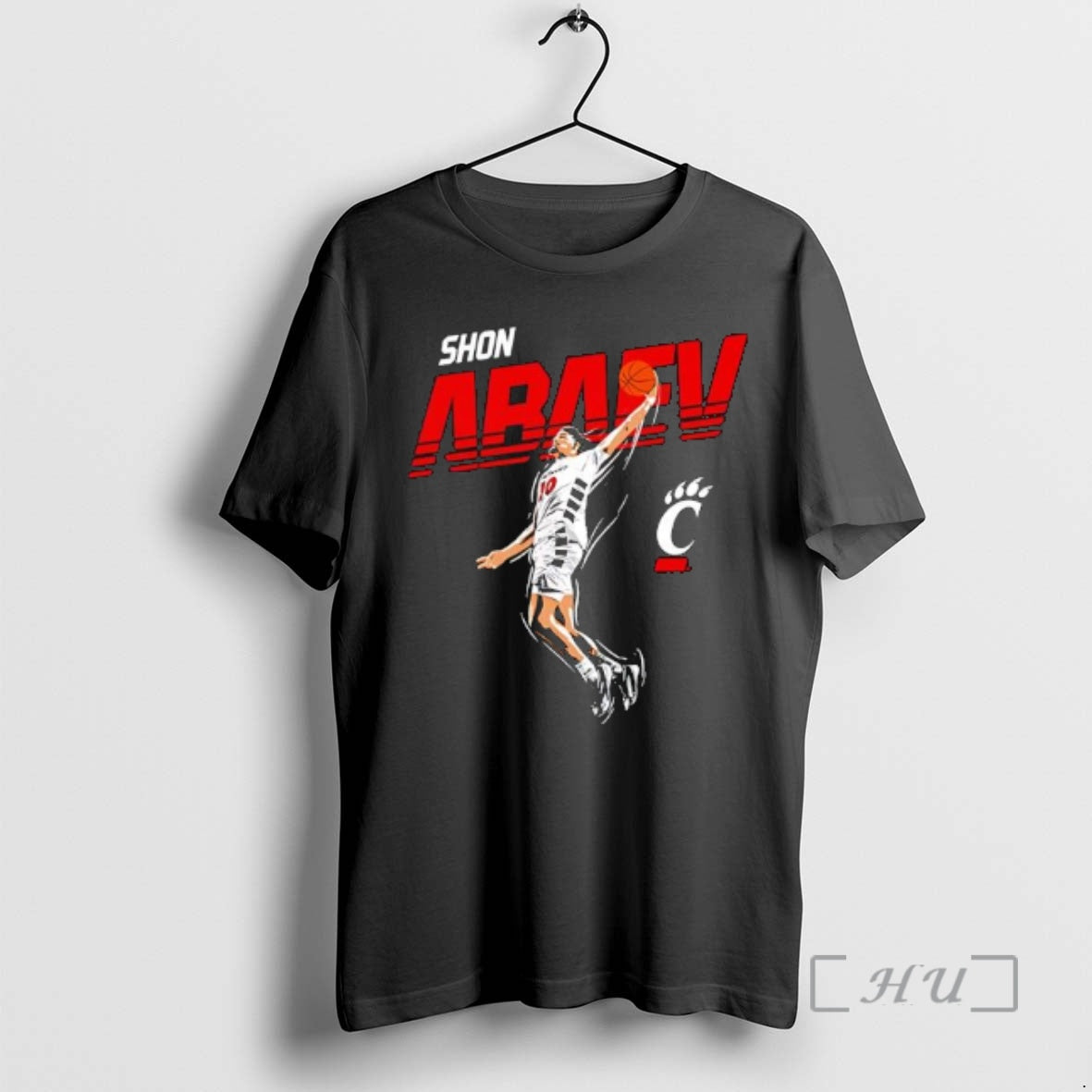Officials Shon Abaev Slam Dunk Cincinnati Bearcats Graphic - T-Shirt, Sweatshirt, Hoodie