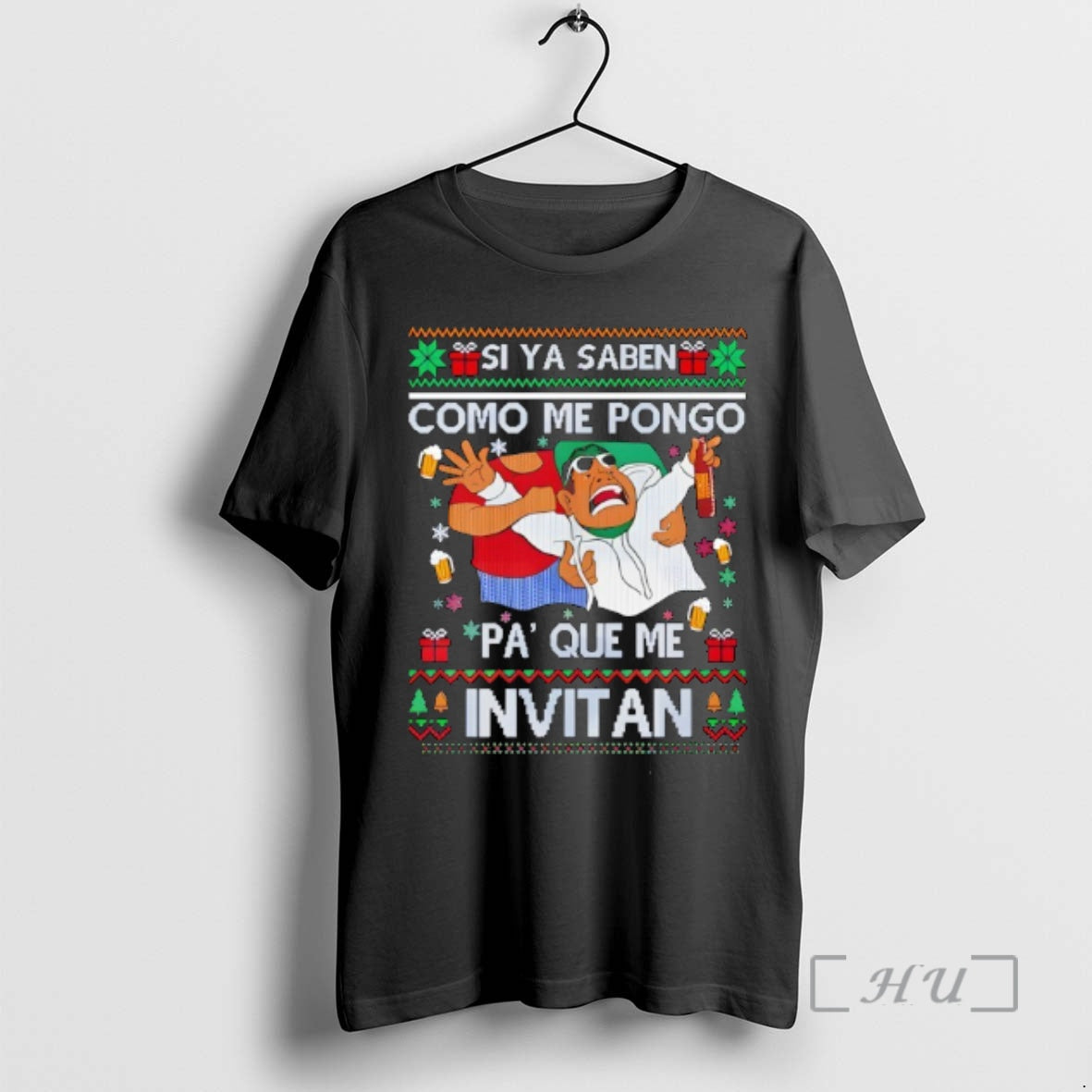 Officials Si Ya Saben Como Me Pongo Pa Que Me Invitan Ugly Christmas Premium - T-Shirt, Sweatshirt, Hoodie