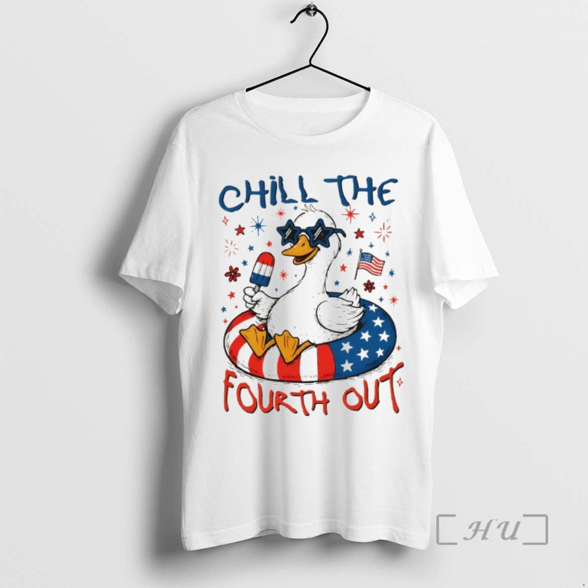 Officials Silly Goose Chill The Fourth Out 4th Of July Unisex T-shirt, Sweatshirt, Hoodie, Long Sleeve Tee - T-Shirt, Sweatshirt, Hoodie
