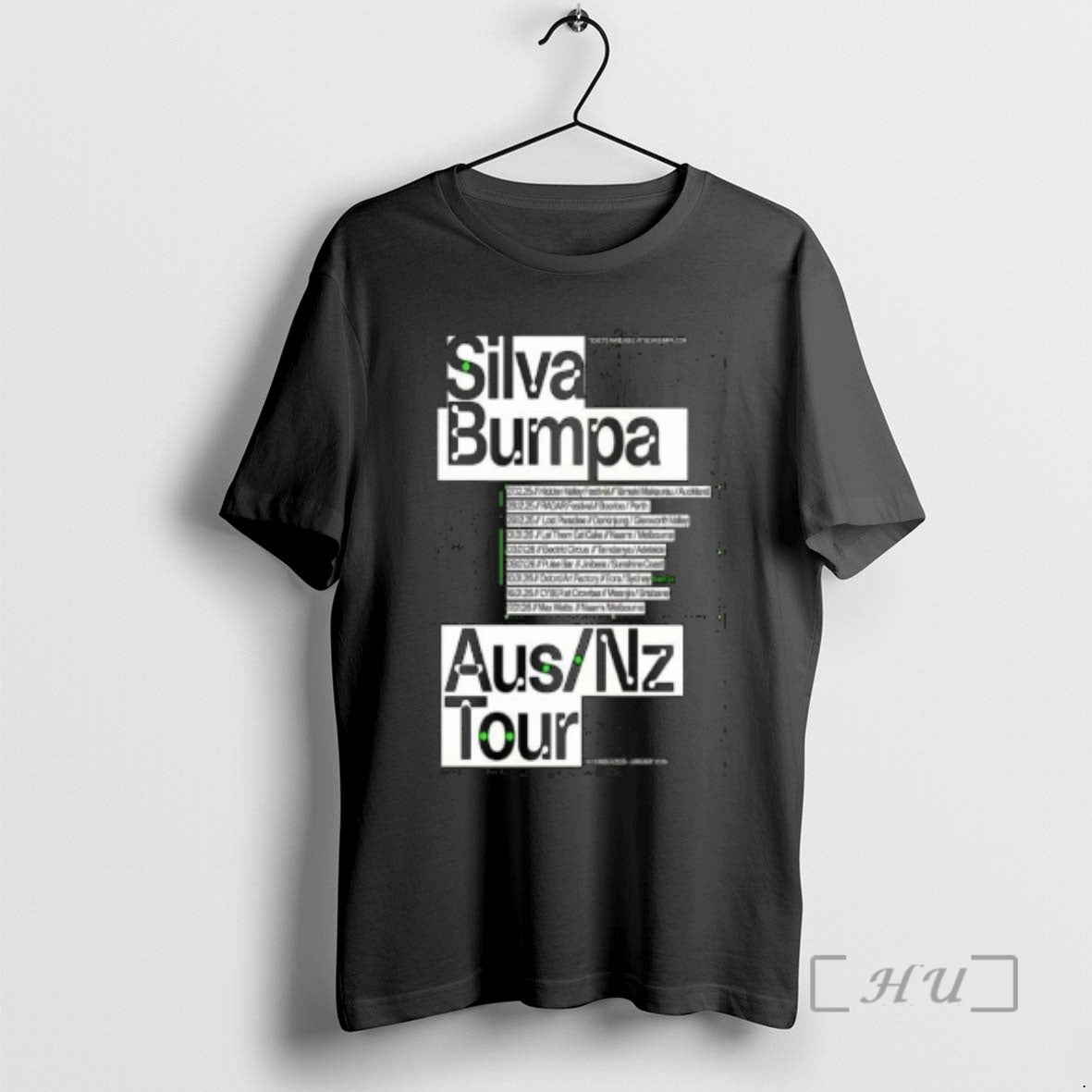 Officials Silva Bumpa Australia New Zealand Tour 2026 Circle Black - T-Shirt, Sweatshirt, Hoodie