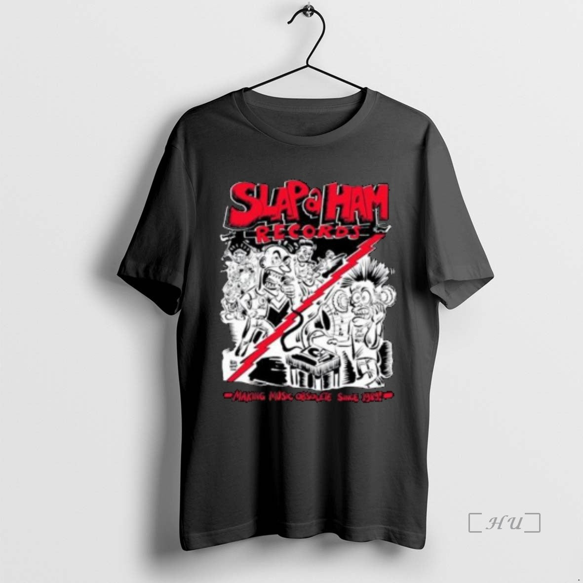 Officials Slap A Ham Records Making Music Obsolete 2025 Circle Black Premium T Shirts Sweater - T-Shirt, Sweatshirt, Hoodie