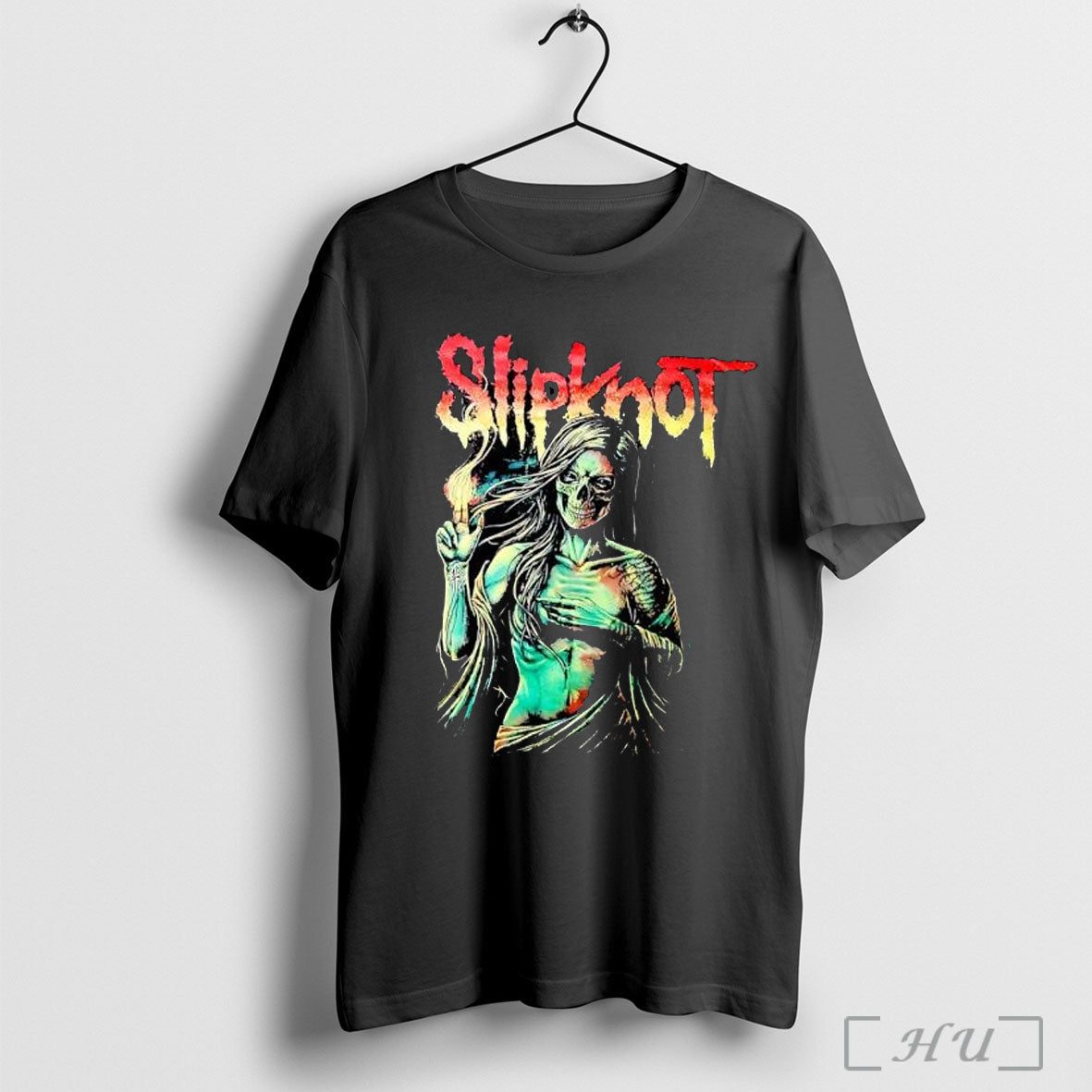 Officials Slipknot Female Skeleton Holding Fire T Shirt Unisex T-shirt, Sweatshirt, Hoodie, Long Sleeve Tee - T-Shirt, Sweatshirt, Hoodie