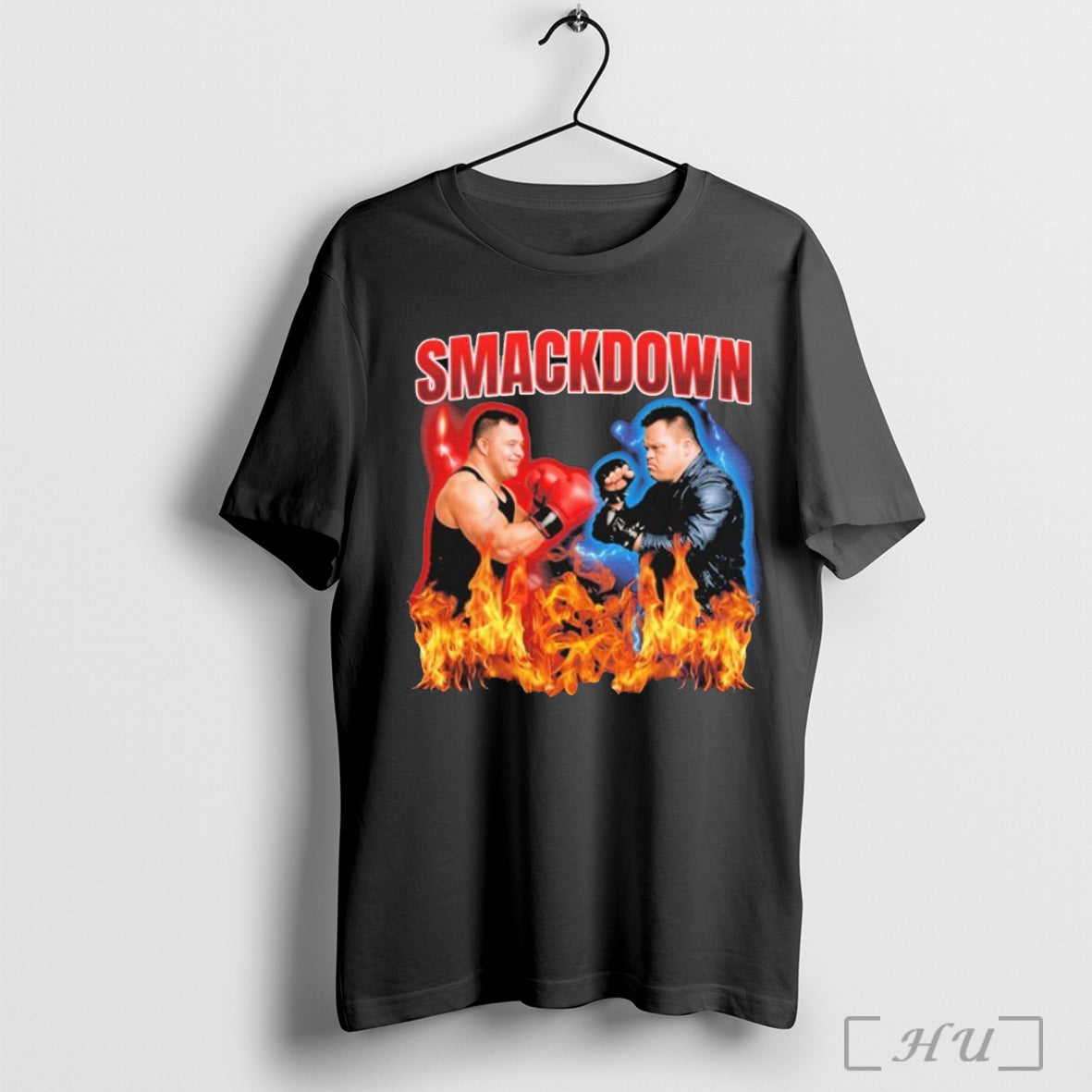 Officials Smackdown Boxing Flames T Shirt Unisex T-shirt, Sweatshirt, Hoodie, Long Sleeve Tee - T-Shirt, Sweatshirt, Hoodie