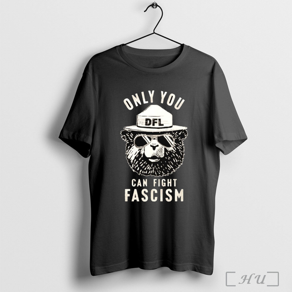 Officials Smokey The Bear Minnesota Dfl Only You Can Fight Fascism T Shirt Unisex T-shirt, Sweatshirt, Hoodie, Long Sleeve Tee - T-Shirt, Sweatshirt, Hoodie